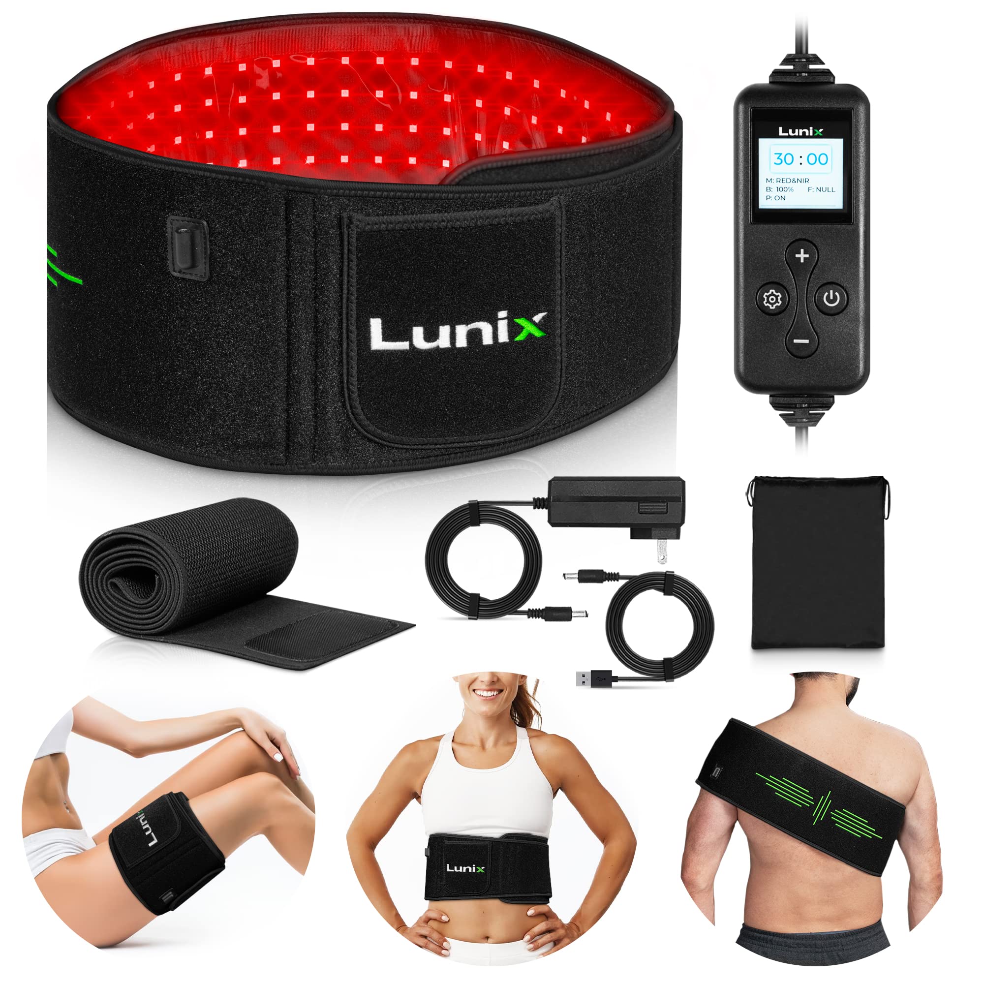 Lunix LX16 Red Light Therapy Belt, Near Infrared Light and Red Light Therapy to Improve Circulation LunixAu supplements