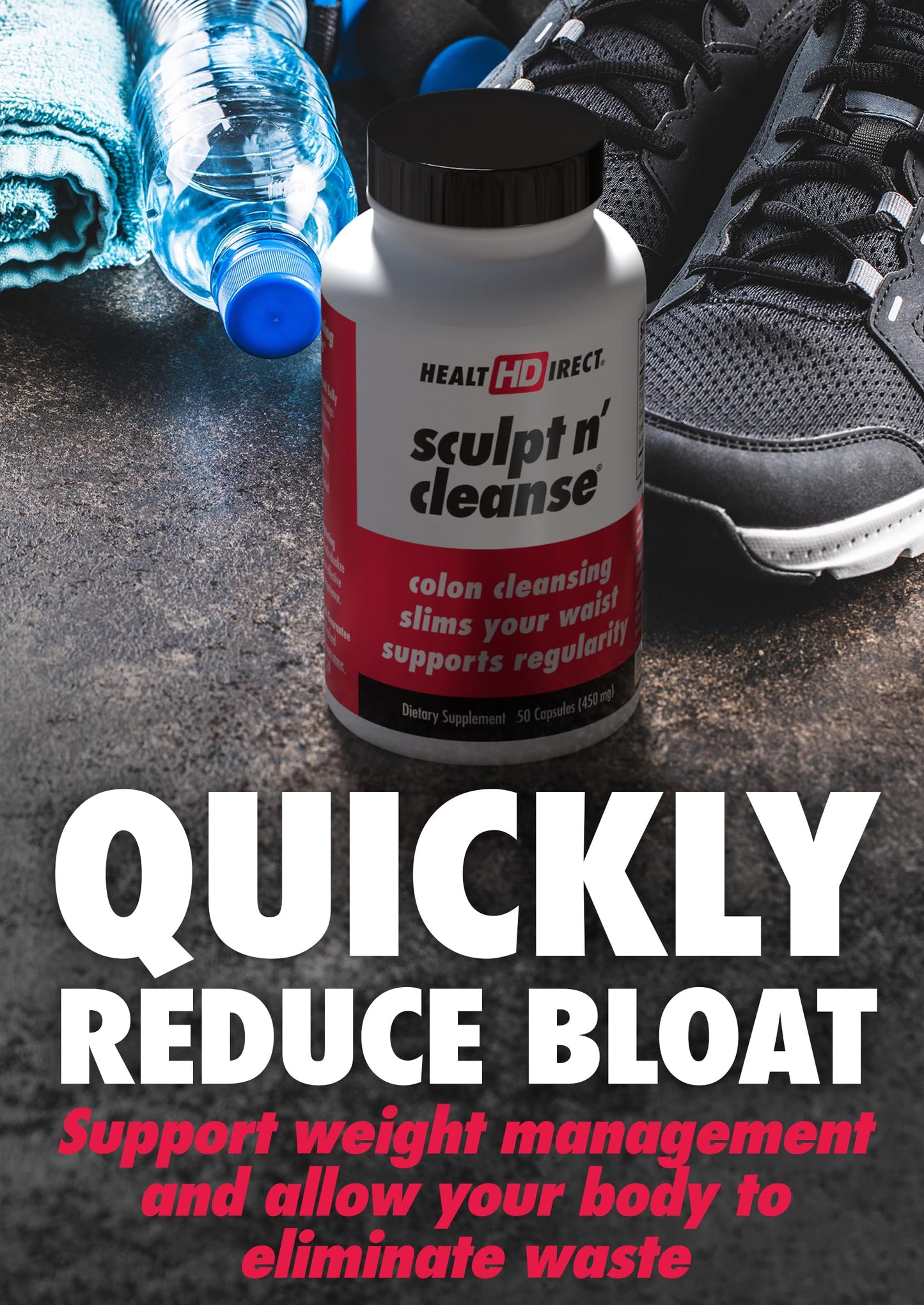 HEALTH DIRECT Sculpt n' Cleanse - Herbal Colon Cleanse for Digestive Health & Regularity HEALTH DIRECTUS supplements