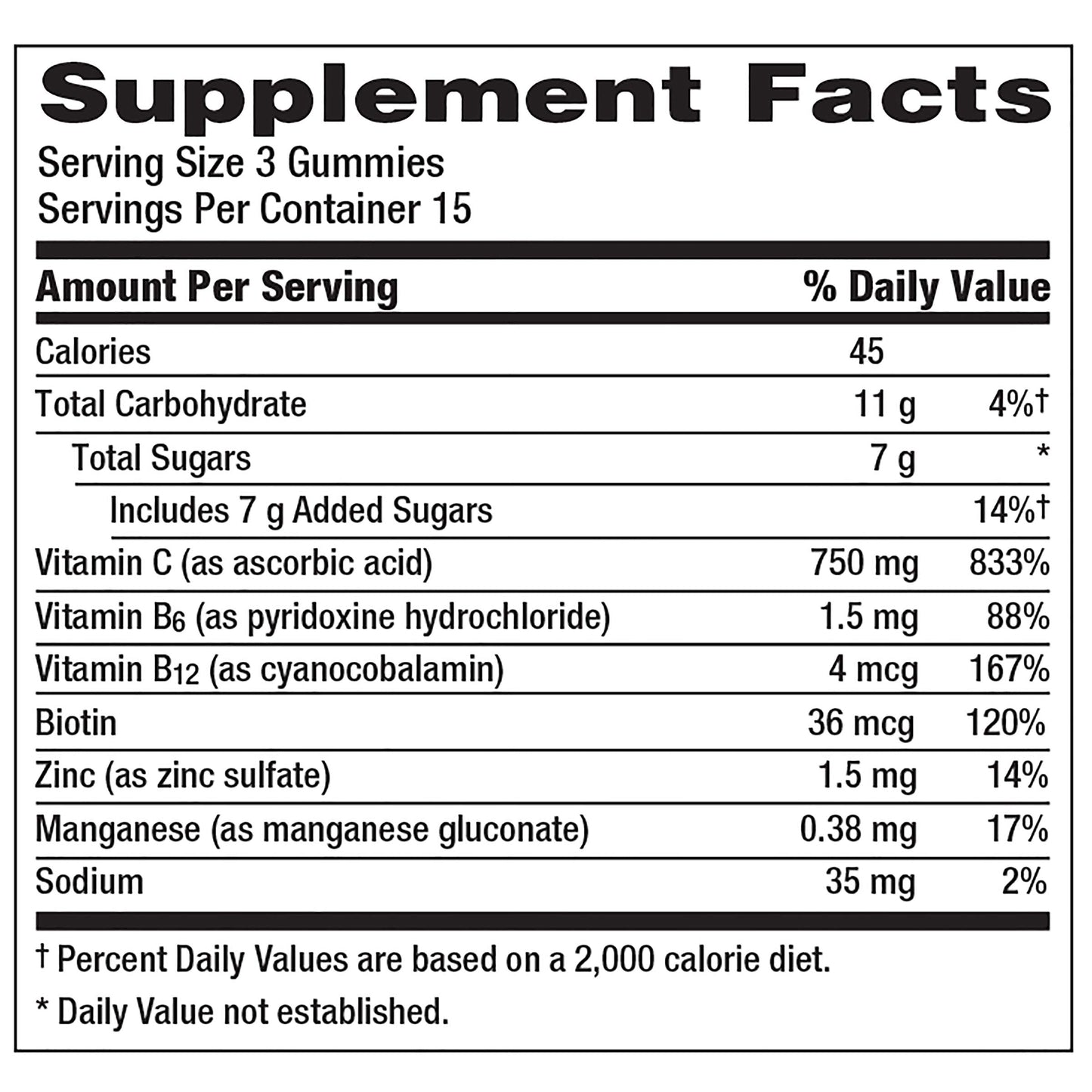 Emergen-C 750mg Vitamin C Gummies for Adults, Immunity Gummies with B Vitamins Emergen-CUS supplements