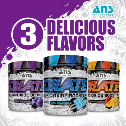 ANS Performance Dilate Pump PreWorkout Powder - Dietary Supplement - Maximizes ANS PerformanceUS supplements