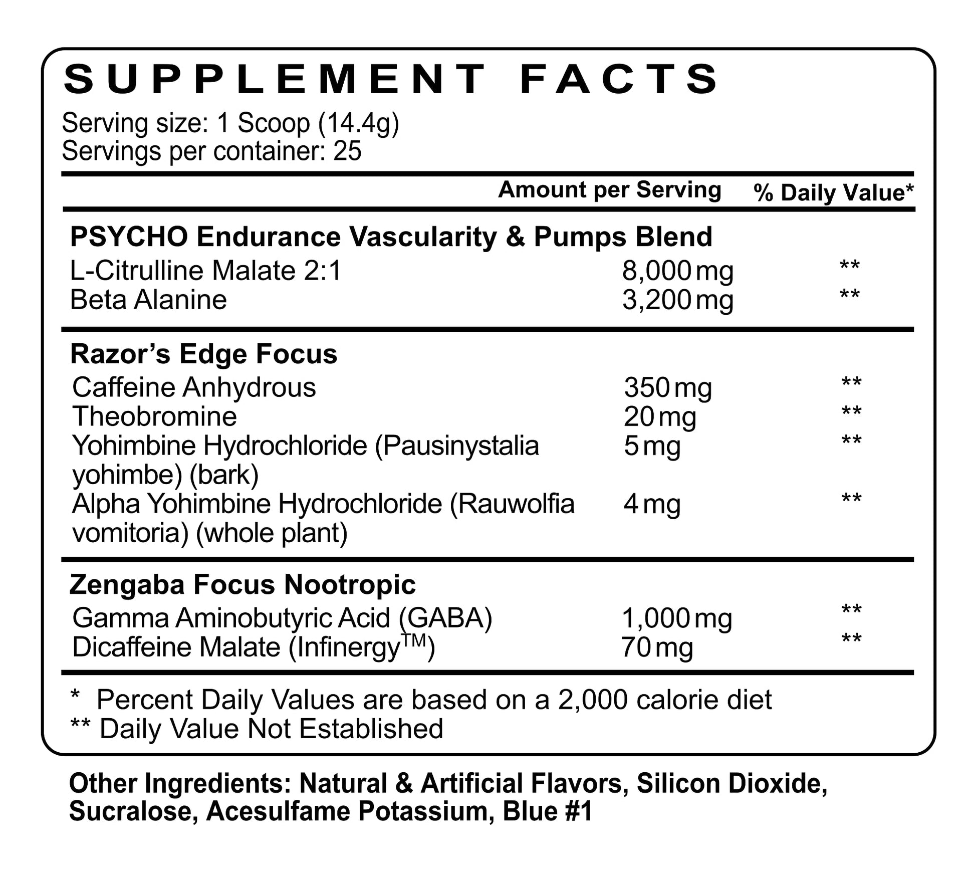 Psycho Pharma New Perfect Powders with Zengaba Energy Feel Good Focus #1 Strongest Psycho PharmaAu supplements