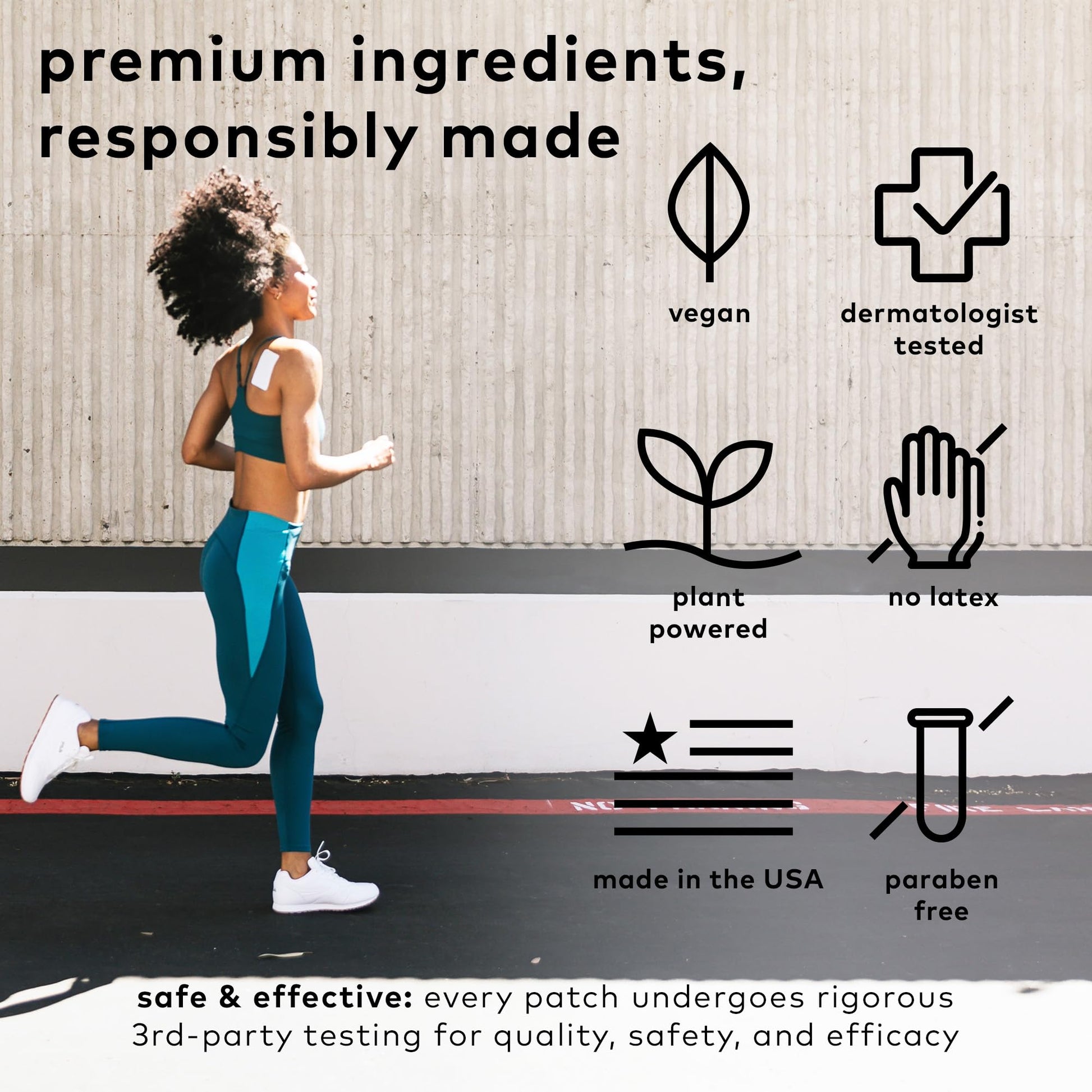 The Good Patch Muscle Pain Relief Patches, Natural Patch with Menthol, Lavender, Arnica and Aloe Vera, Sustained Release, Plant Powered Wearable Wellness, For Back, Neck, Arms, Legs (16 Total Patches) The Good PatchAu supplements