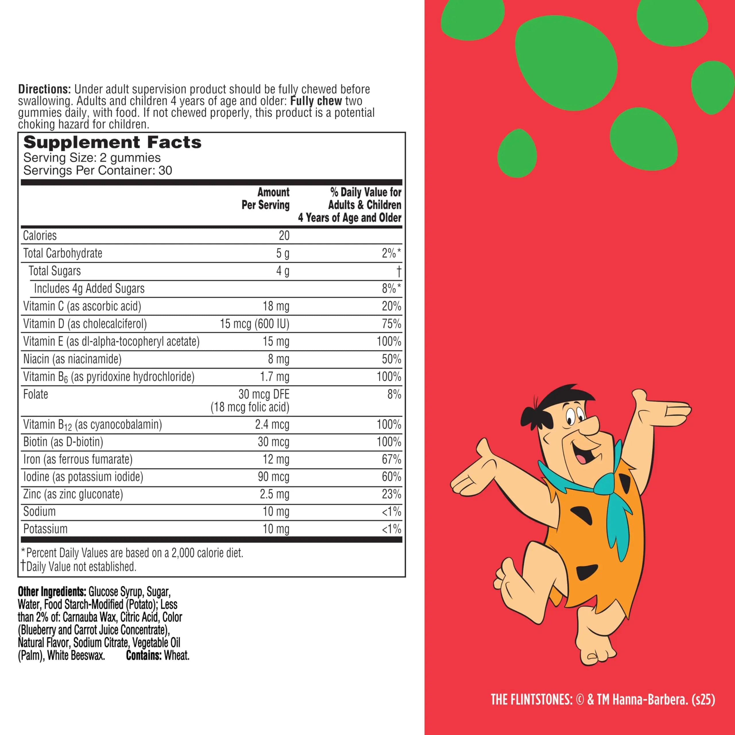 Flintstones Vitamins for Picky Kids + Iron, Kids Multivitamin Gummies with Vitamin C, D, E, B6 and Iron, Gummy Vitamins, Grape Flavored, 60 Gummies Flintstones VitaminsAu supplements