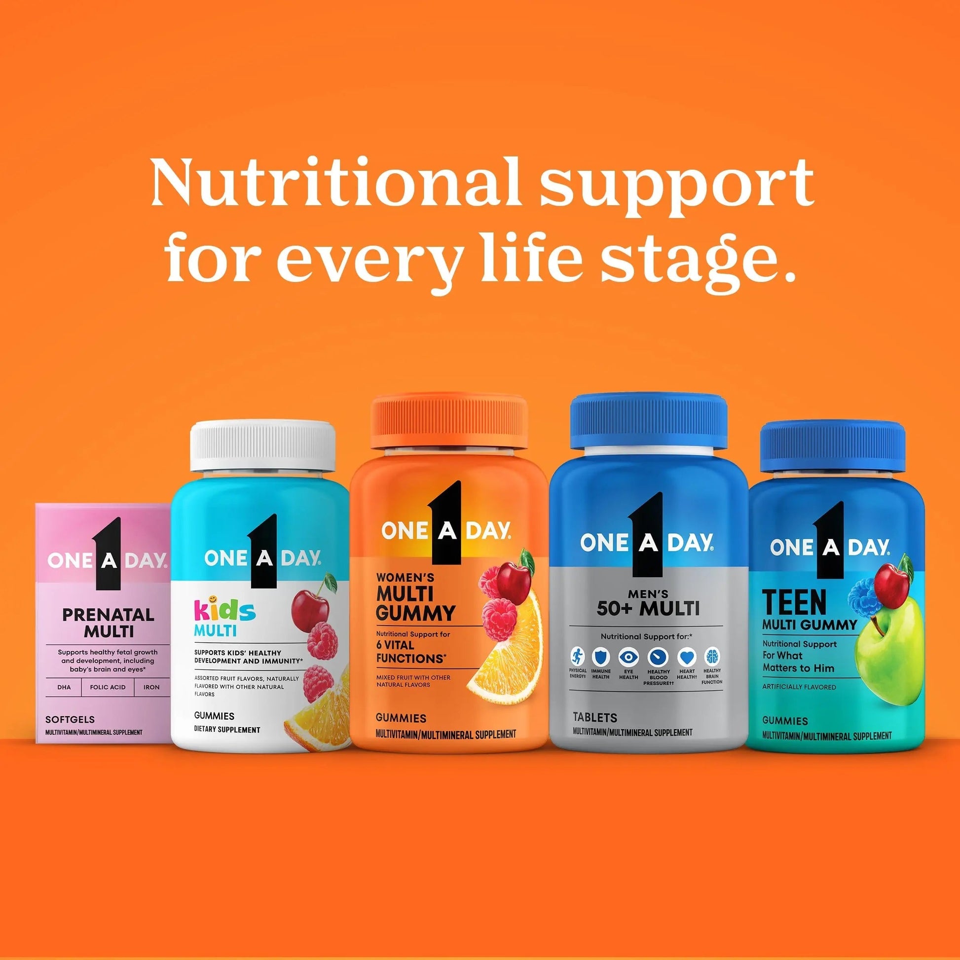 One A Day Multivitamin for Women 50 and Over Tablets, Womens Multivitamin 50 plus with Vitamins D, C, E, Zinc & Biotin, Daily Vitamins for Woman 50+, 65 Ct ONE A DAYAu supplements