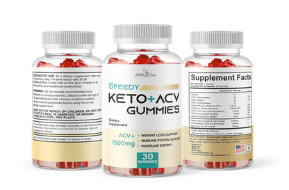 Speedy Keto acv Gummies- 1500mg Once a Day Keto Bites, Time Released Advanced Ketogenic Malibu LabsUS supplements