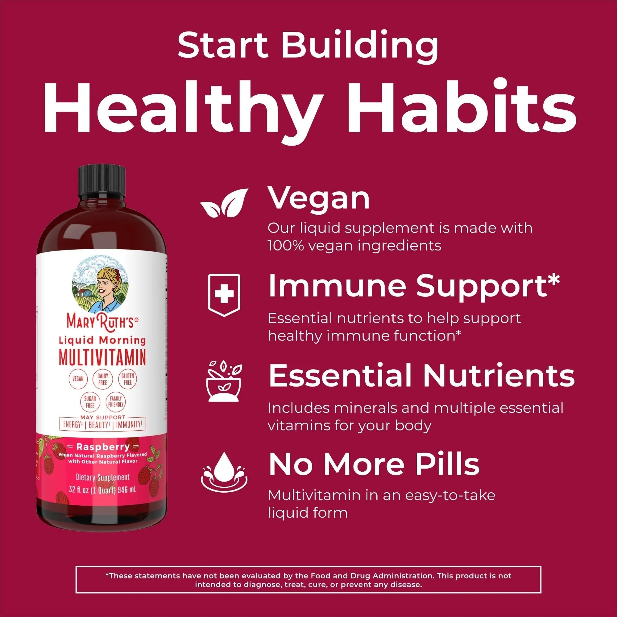 MaryRuth Organics Morning Multivitamin Hair Growth Bundle MARYRUTH'SAu supplements