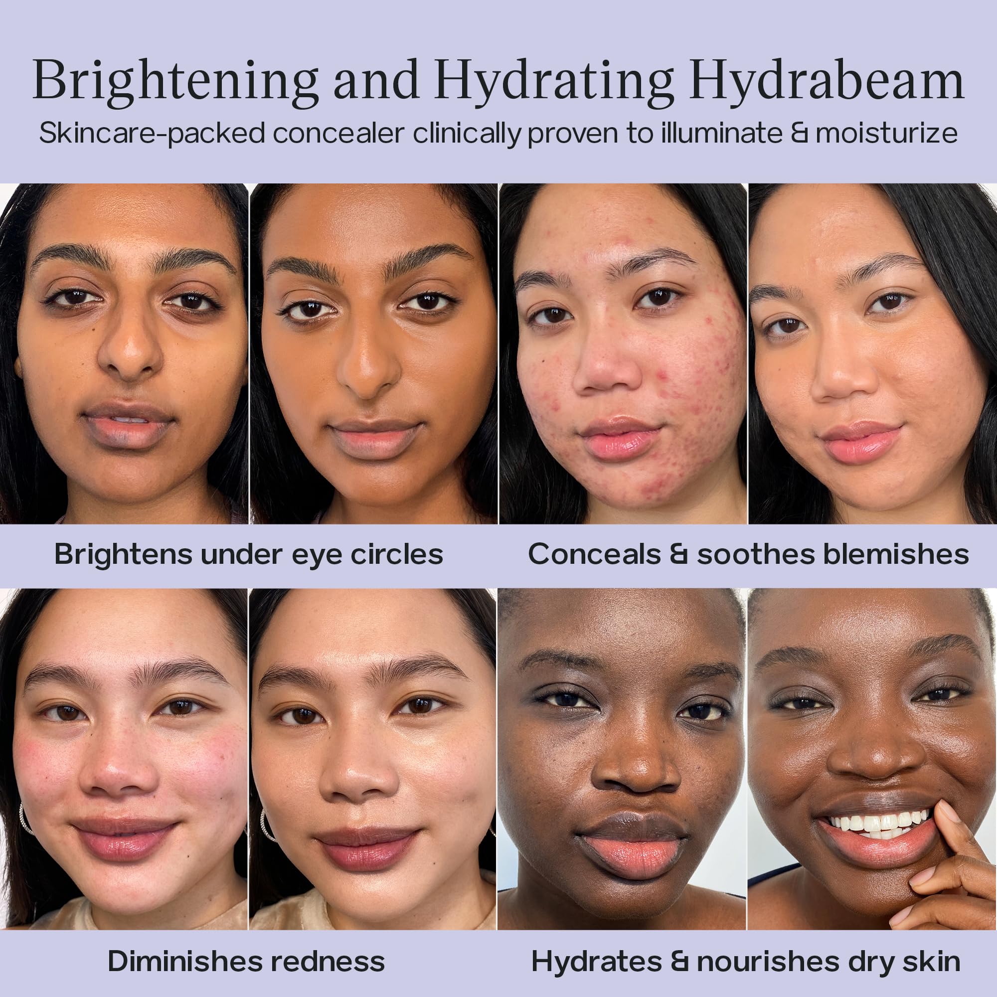 Saie Hydrabeam Under Eye Brightener - Sheer + Hydrating Concealer with Glycerin, Squalane + Cucumber Extract - Brightening Under Eye Concealer + Corrector for Even, Glowing Skin - Shade 6 (0.2 oz) SaieAu supplements