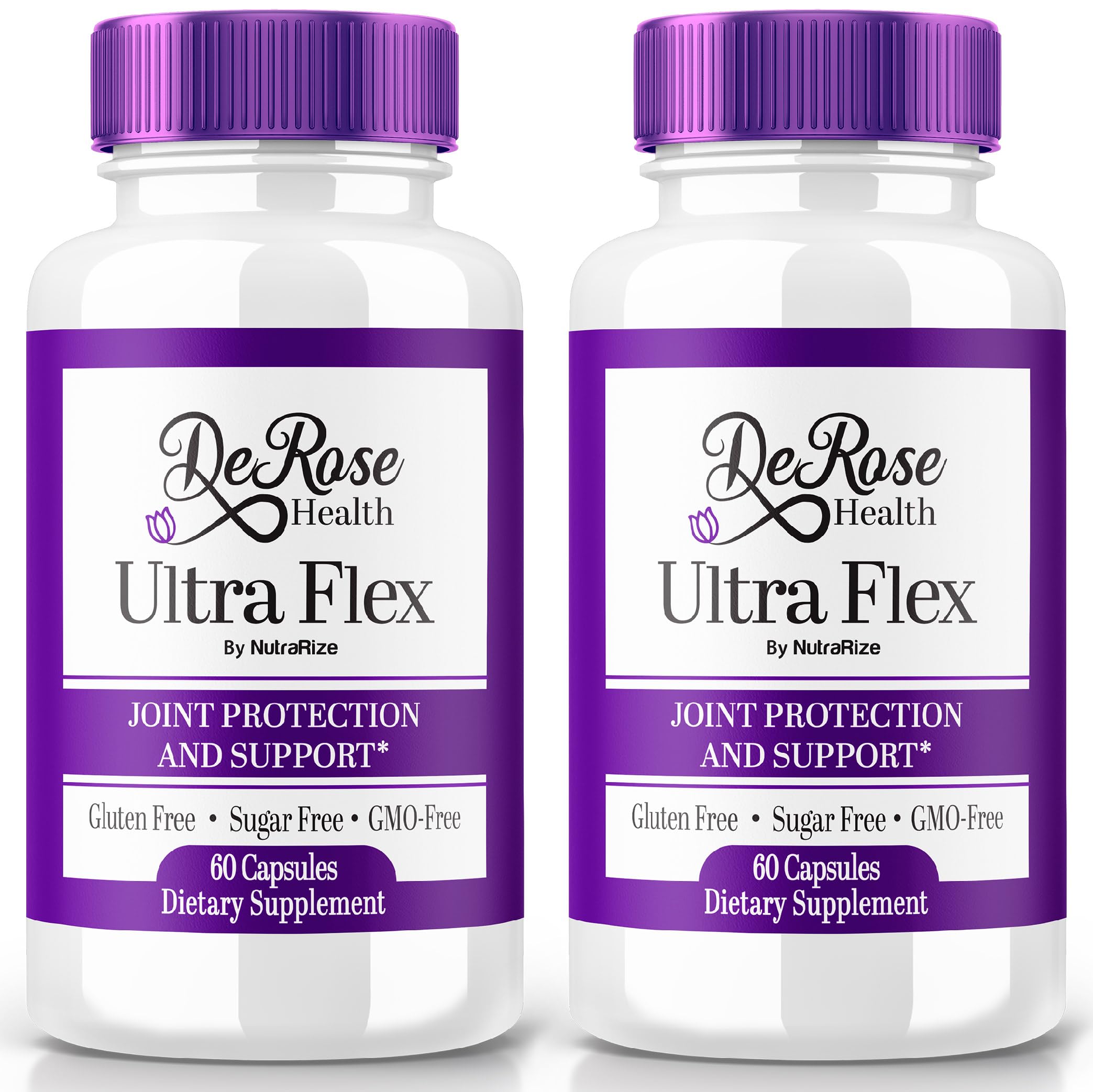 (2 Pack) Ultra Flex Capsules, Advanced Joint Support Supplement, Ultra Flex Natural Joint Health Formula, Max Strength Pills for Joint Wellness and Mobility, UltraFlex Vitamin Reviews (120 Capsules) NutraRizeAu supplements