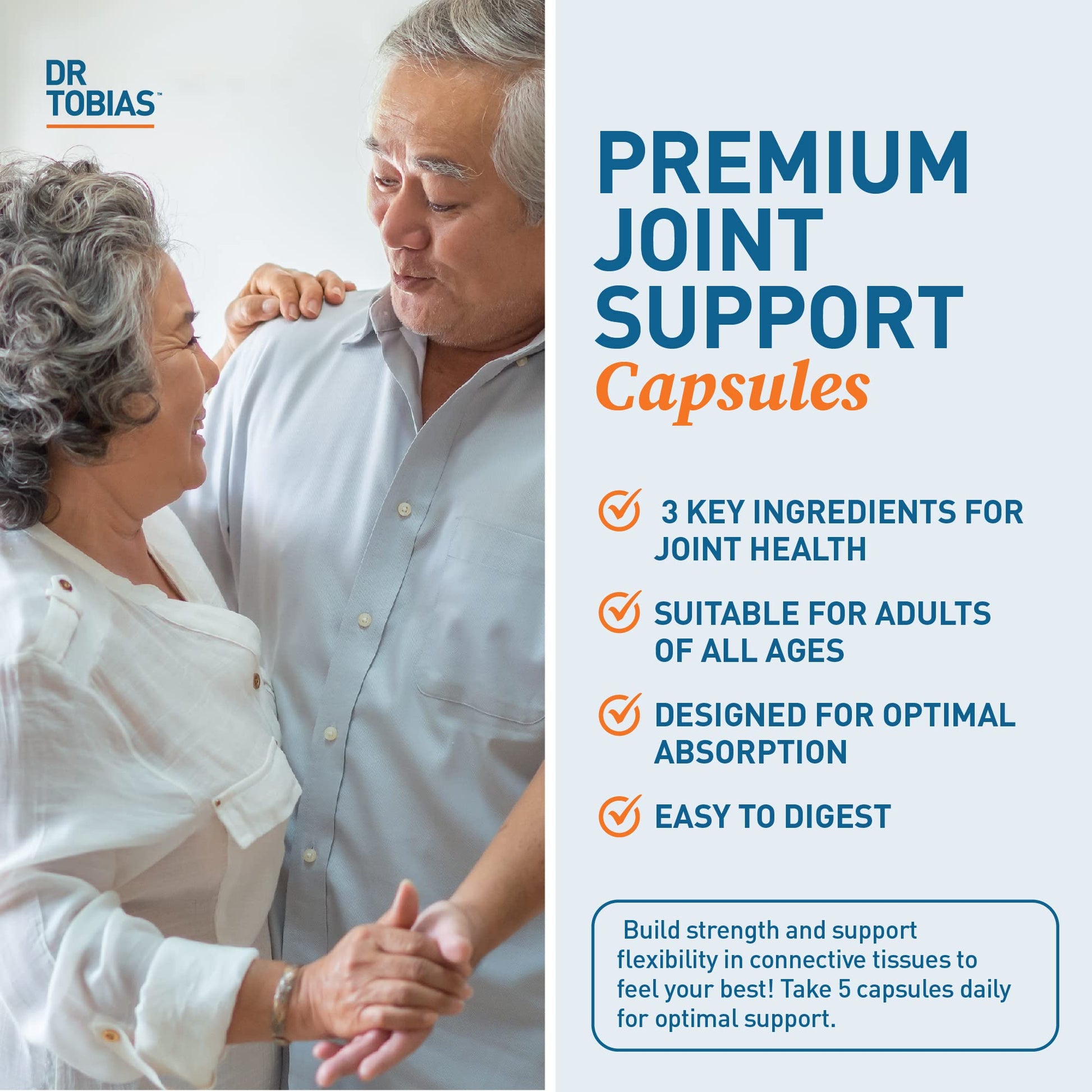 Dr. Tobias AKG Supplement & Joint Support Supplement - Supports Energy, Muscles, Cartilage & Joint Health, Non-GMO Dr. TobiasAu supplements