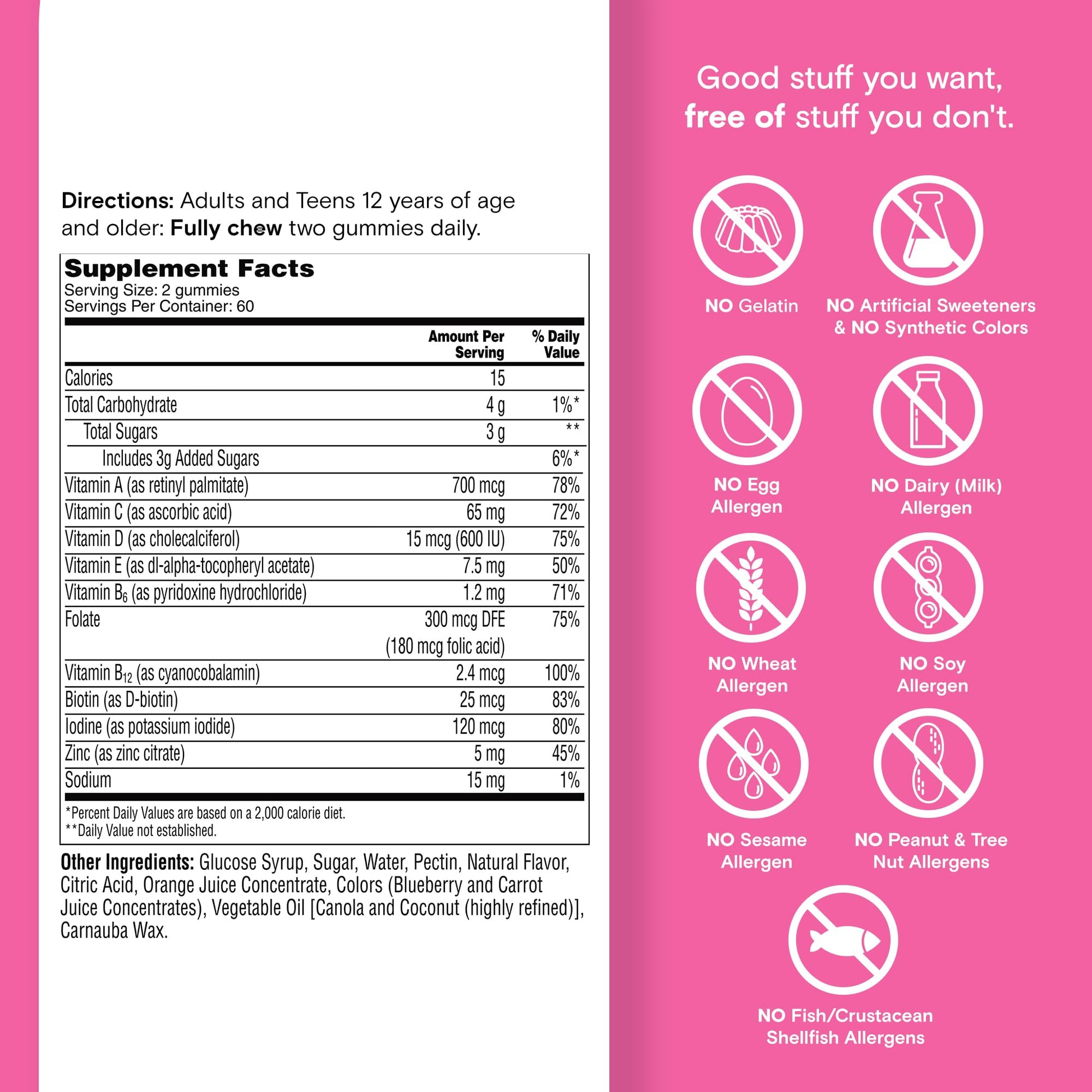 One A Day Teen Girl’s Daily Essentials Multivitamin Gummies, Teen Girl Multivitamins with Biotin, Vitamin B12 and B6, Vitamin C ONE A DAYAu supplements