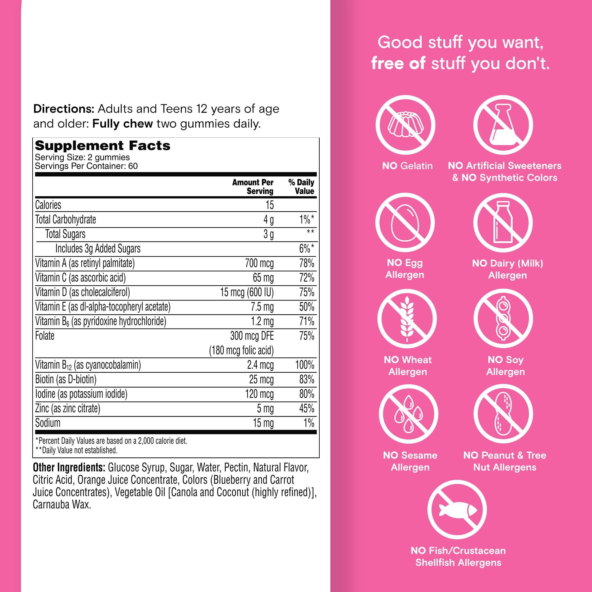 One A Day Teen Girl’s Daily Essentials Multivitamin Gummies, Teen Girl Multivitamins with Biotin, Vitamin B12 and B6, Vitamin C ONE A DAYAu supplements