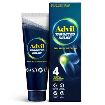 Advil Targeted Relief Pain Relieving Cream, Up to 8 Hours of Powerful Relief of Minor Arthritis Pain, Joint Pain, Lower Back Pain and Muscle Pain - 4 oz AdvilAu supplements