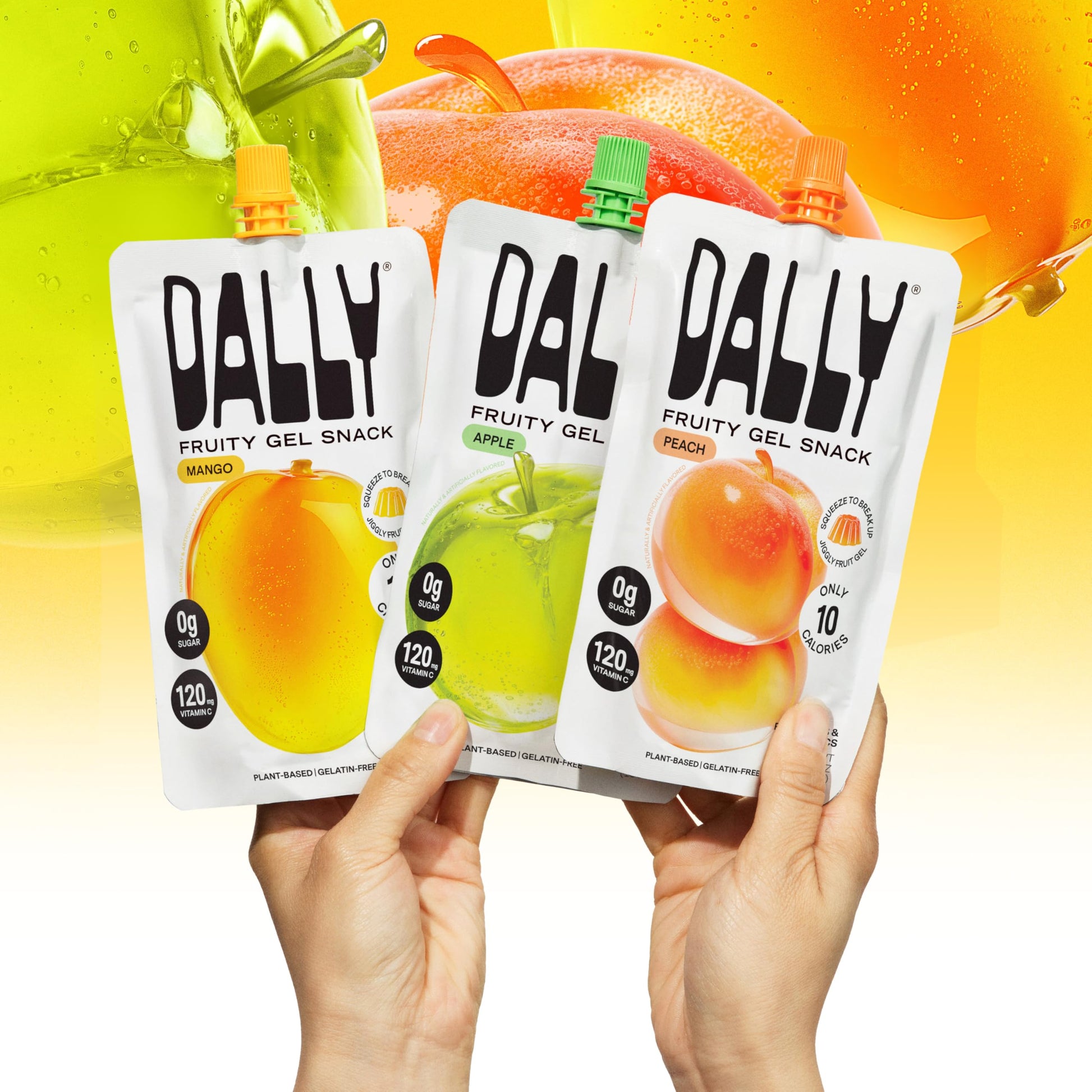 Dally Variety Pack [Mango, Peach & Apple] Drinkable Konjac Jelly 10 Pouches | 10-Calorie Keto, Gluten Free, Sugar Free Korean Fruit Snack | Prebiotics & Postbiotics for Skin, Immune, Weight Management DALLYAu supplements