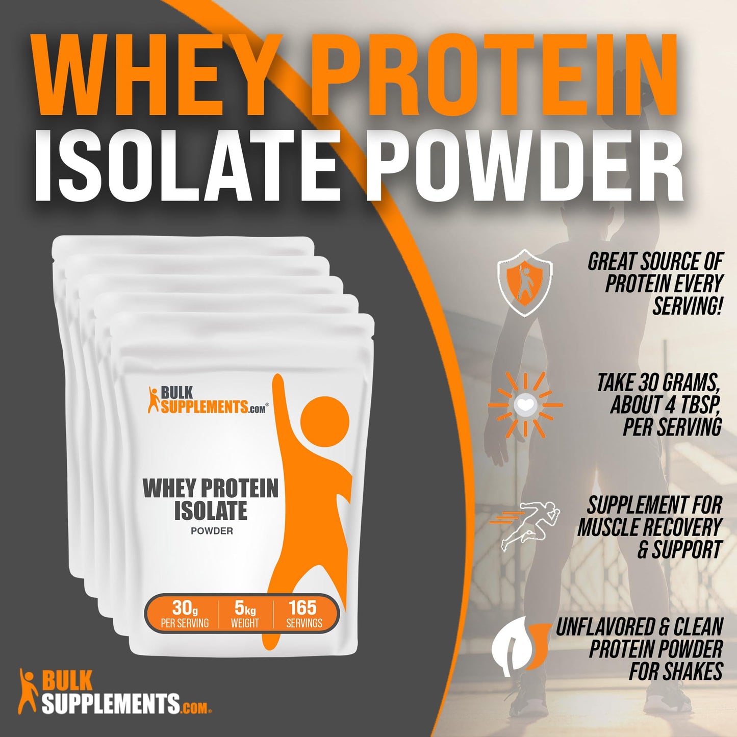 BULKSUPPLEMENTS.COM Whey Protein Isolate Powder - Unflavored Protein Powder BULKSUPPLEMENTS.COMUS supplements