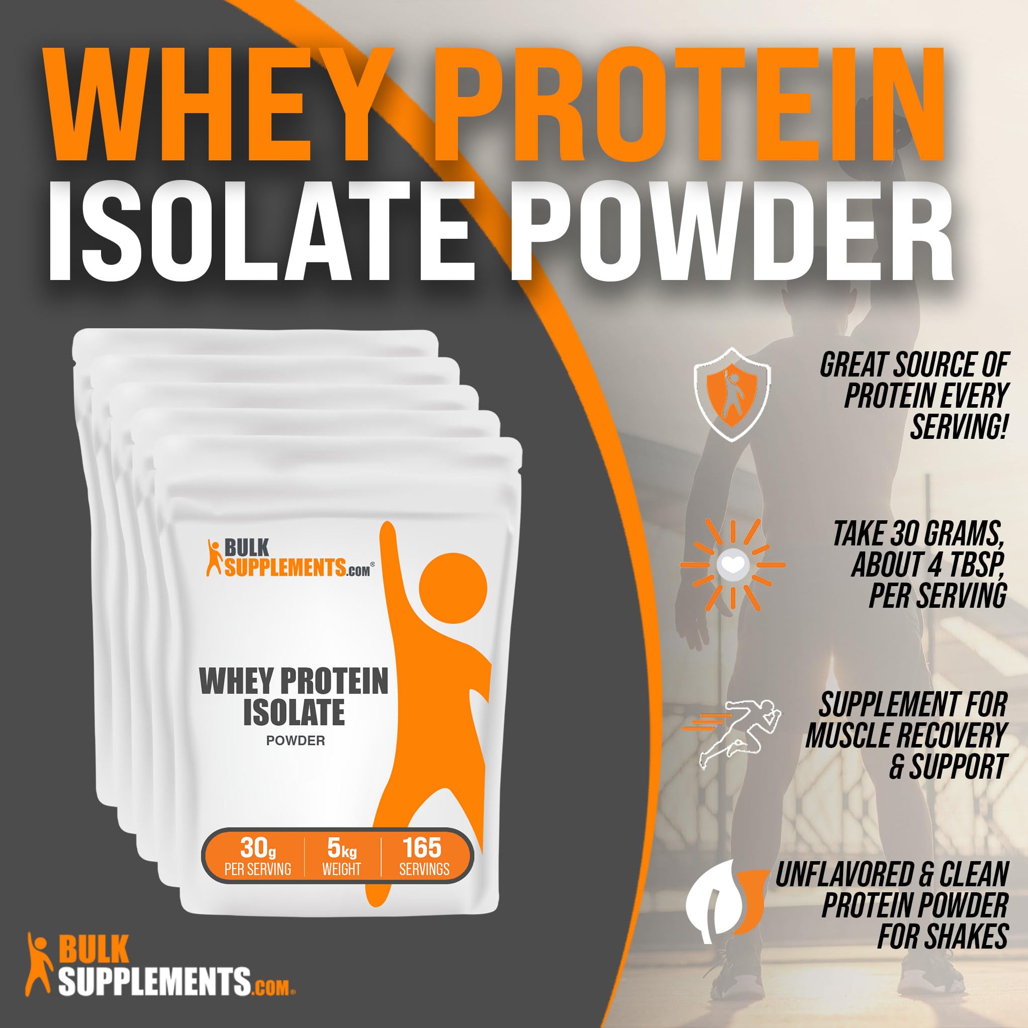 BULKSUPPLEMENTS.COM Whey Protein Isolate Powder - Unflavored Protein Powder BULKSUPPLEMENTS.COMUS supplements