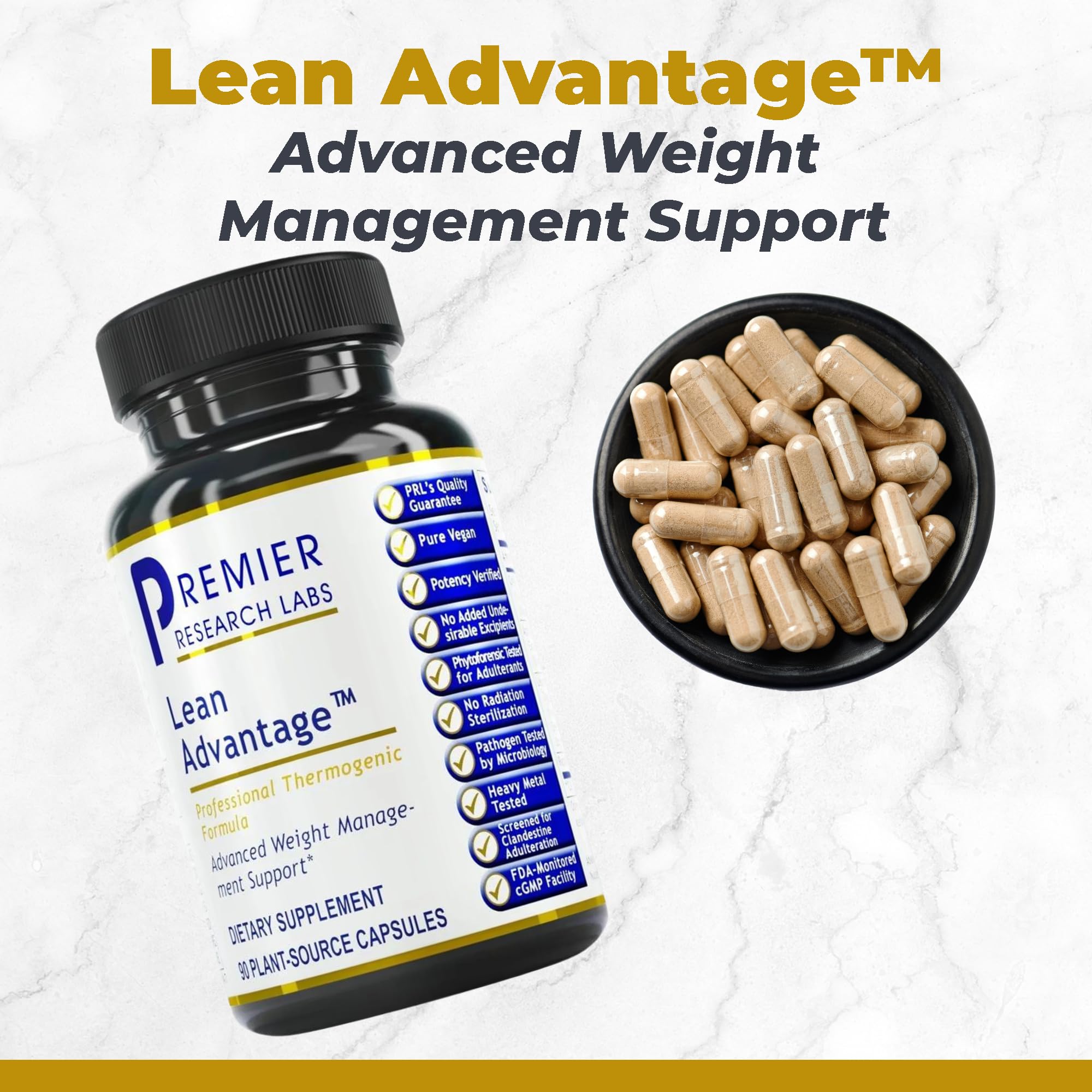 Premier Research Labs Lean Advantage: Green Coffee Bean Extract for Weight Loss, Green Coffee Extract, Coffee Pills, Appetite Suppressant for Women & Men, Weight Management Supplement - 90 Capsules Premier Research LabsAu supplements