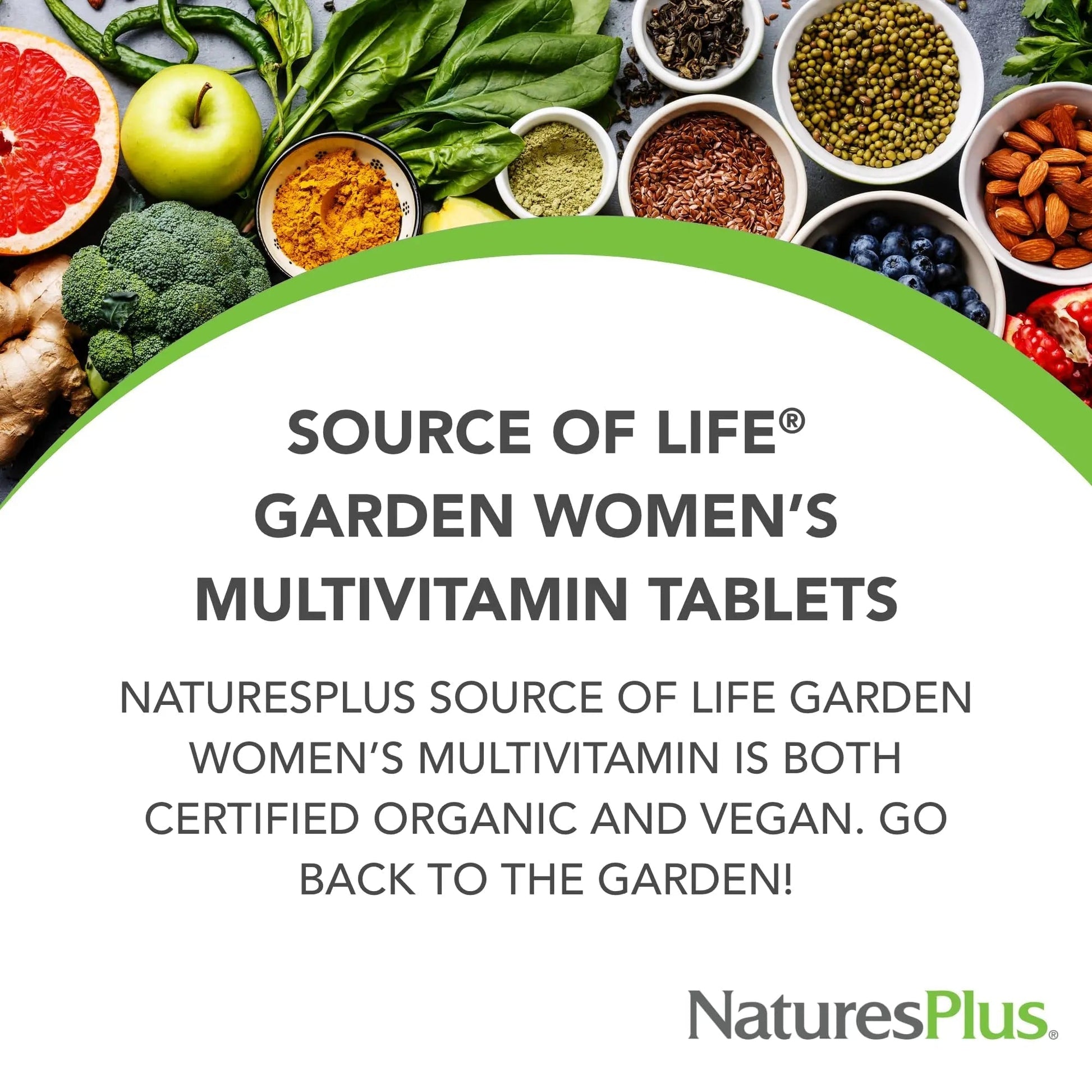 NaturesPlus Source of Life Garden Women’s Multivitamin - 90 Tablets - Supports Energy & Healthy Immune System Nature's PlusAu supplements