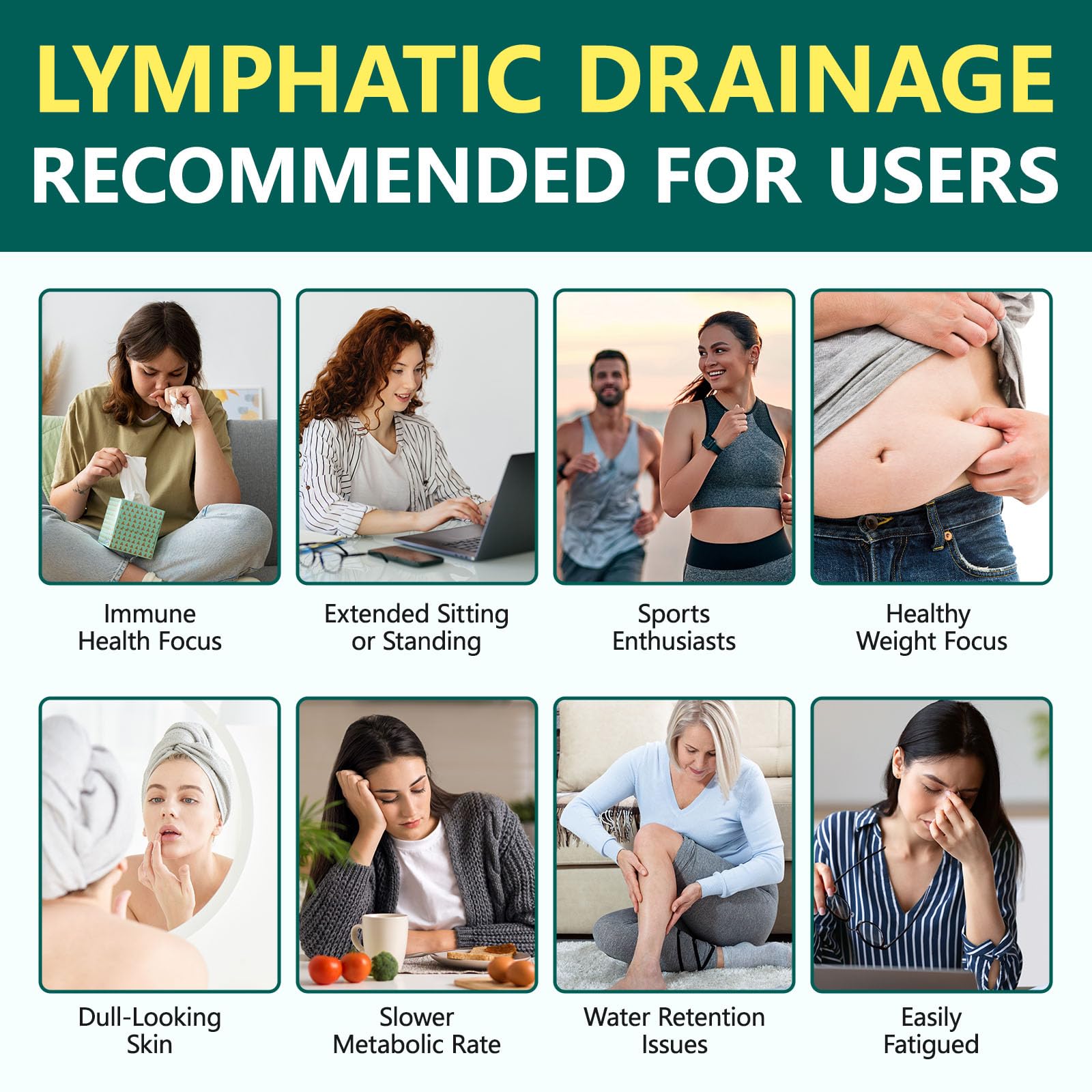 chenyayun Lymphatic Drainage Supplements, 240 Softfels, 21-in-1 Natural Herbal Blends with Echinacea, Dandelion, Burdock Root for Lymph System, Immune Support, Cleanse, Less Swelling/Bloating chenyayunAu supplements