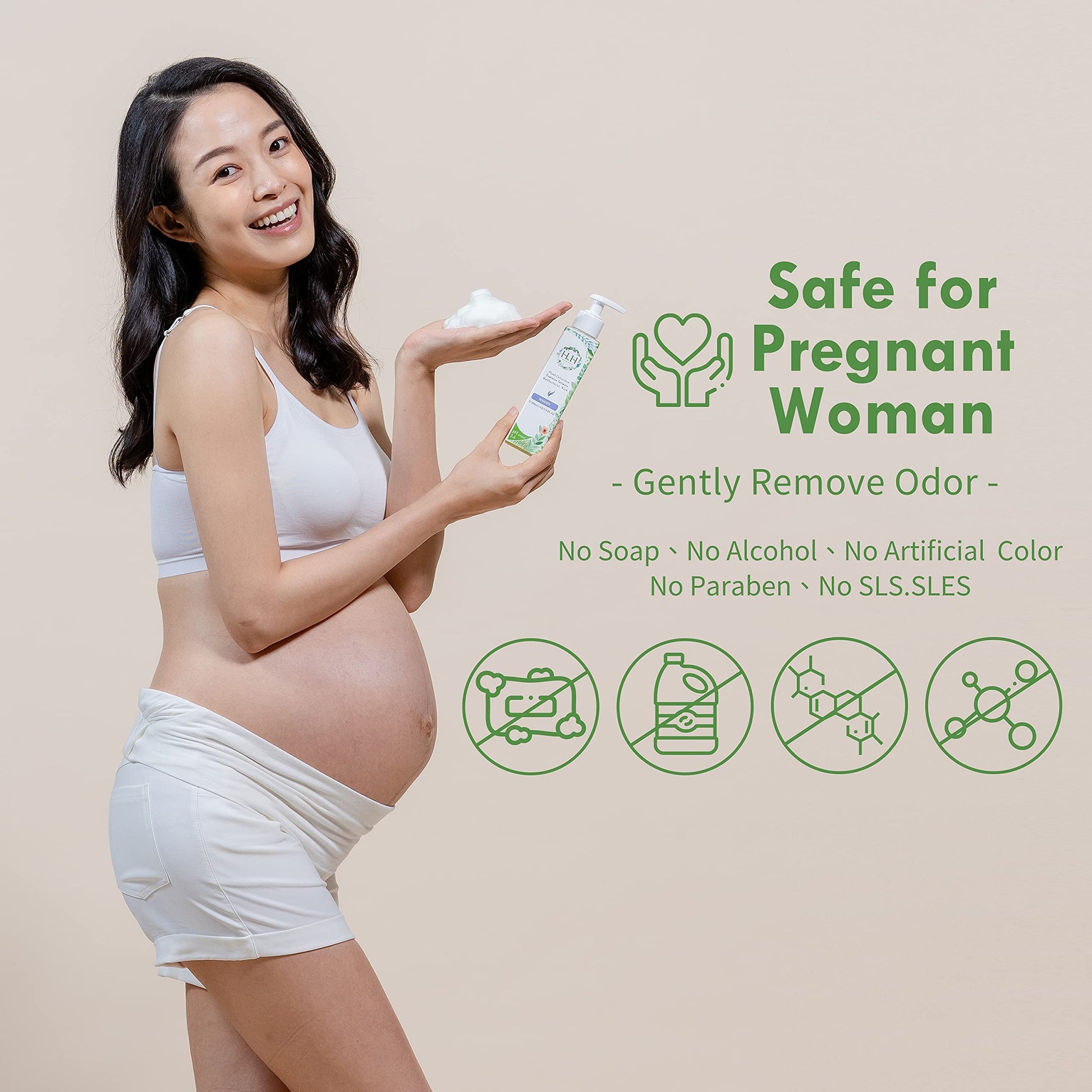 Feminine Wash+Panties Stain Remover Detergent - Natural Essential Oil Scent Vaginal Wash Women HH Herb & HealthAu supplements