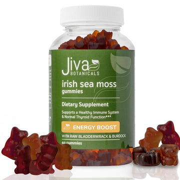 Jiva Botanicals - Irish Sea Moss Gummies with Bladderwrack & Burdock Root 3000mg Jiva BotanicalsAu supplements