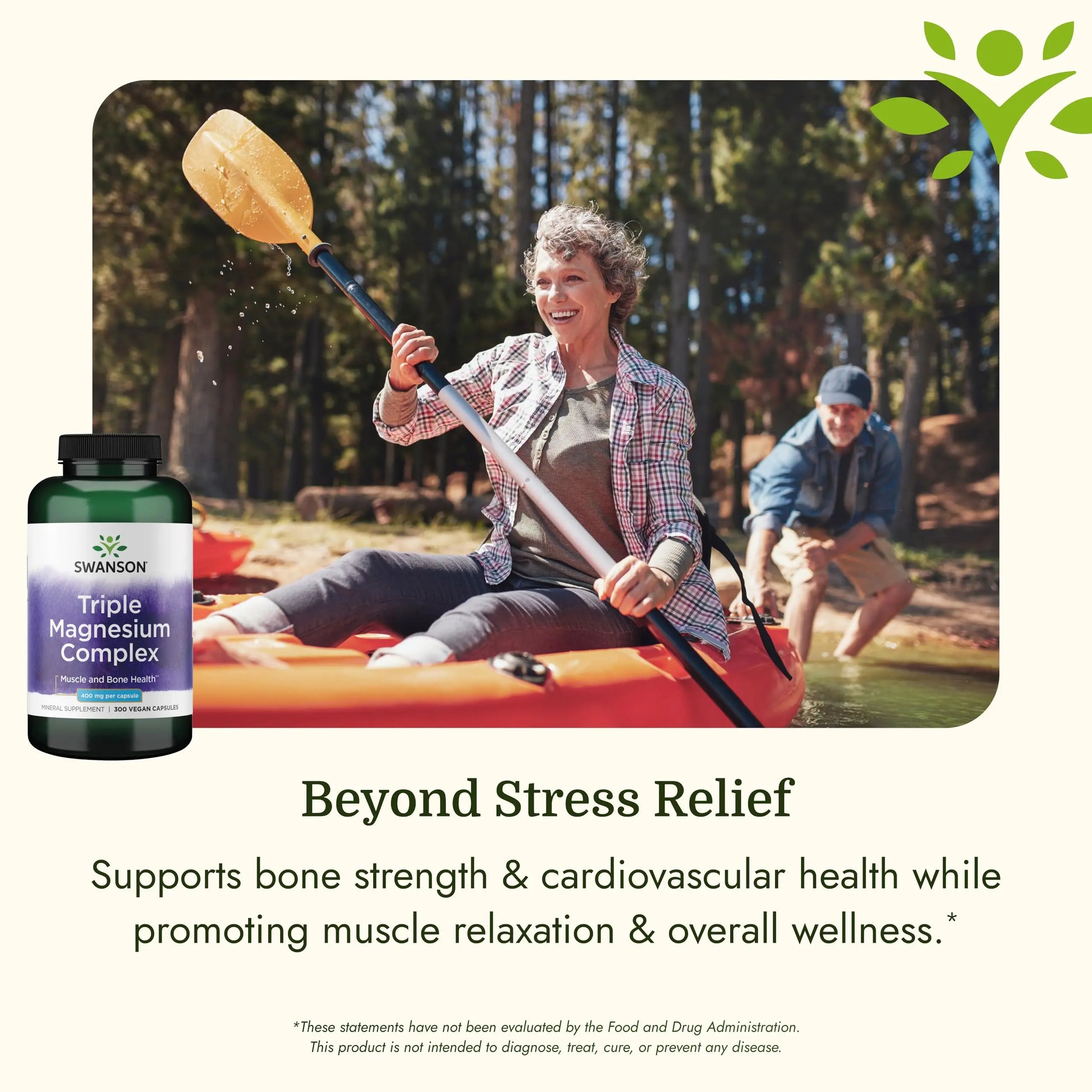 Swanson Triple Magnesium Complex Bone, Nerve, and Muscle Support Supplement for Adults Seeking Optimal Magnesium Absorption - 400 mg (300 Vegan Capsules) Swansonnz supplements