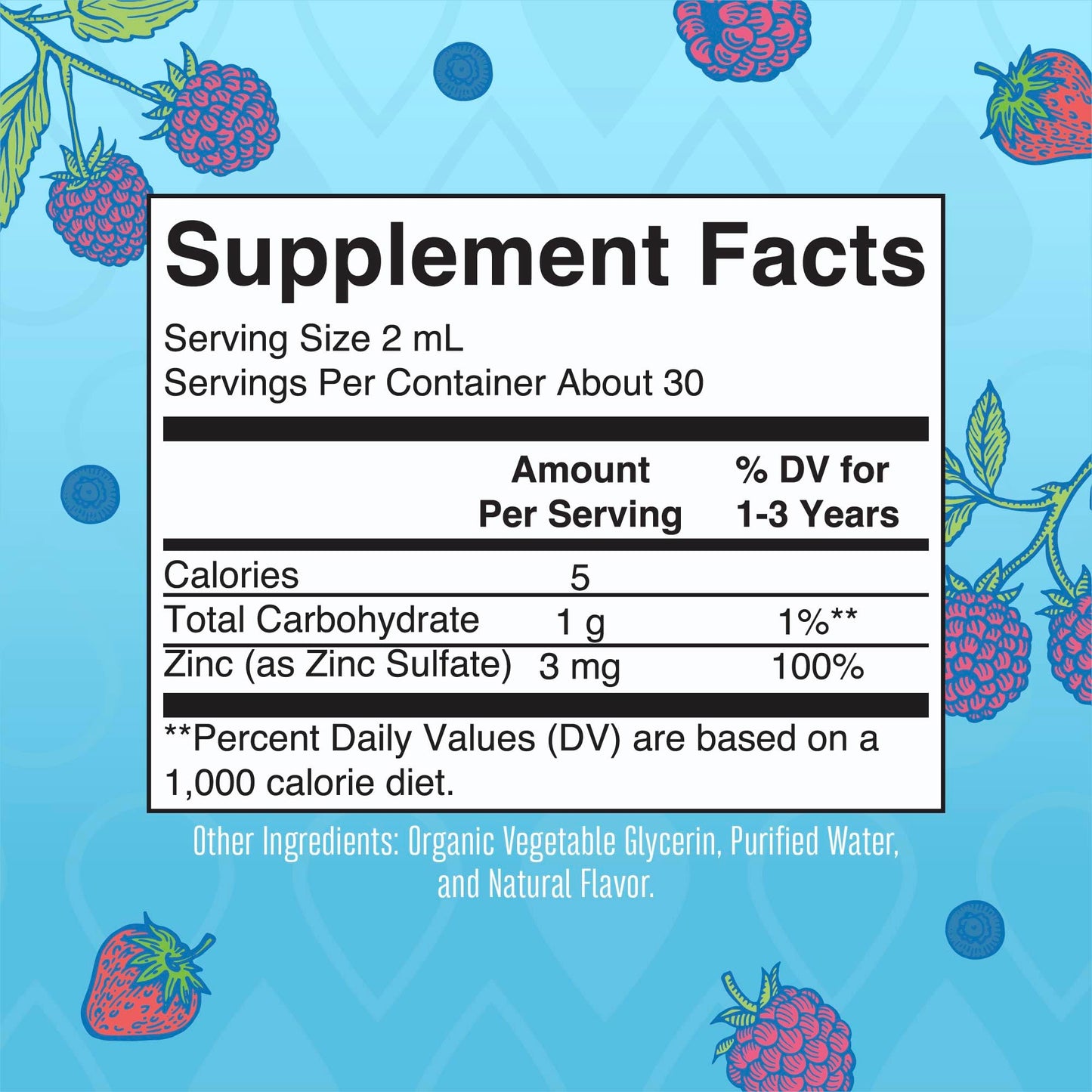 MaryRuth Organics USDA Toddler Liquid Drops | Zinc Sulfate | Immune Support Supplement| Skin Health | Vegan | Formulated for Ages 1-3 | Delicious Berry Flavor | 1 Month Supply | 2 Fl Oz MARYRUTH'SUS supplements