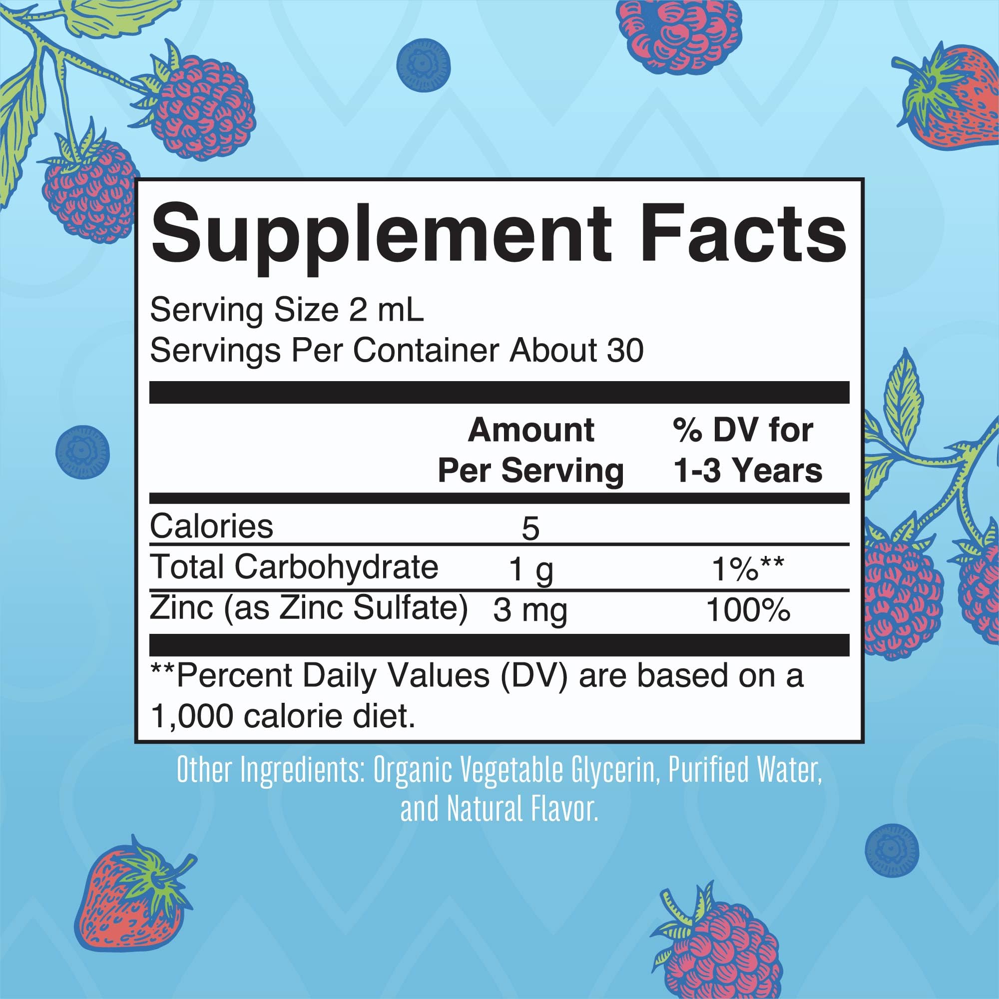 MaryRuth Organics USDA Toddler Liquid Drops | Zinc Sulfate | Immune Support Supplement| Skin Health | Vegan | Formulated for Ages 1-3 | Delicious Berry Flavor | 1 Month Supply | 2 Fl Oz MARYRUTH'SUS supplements