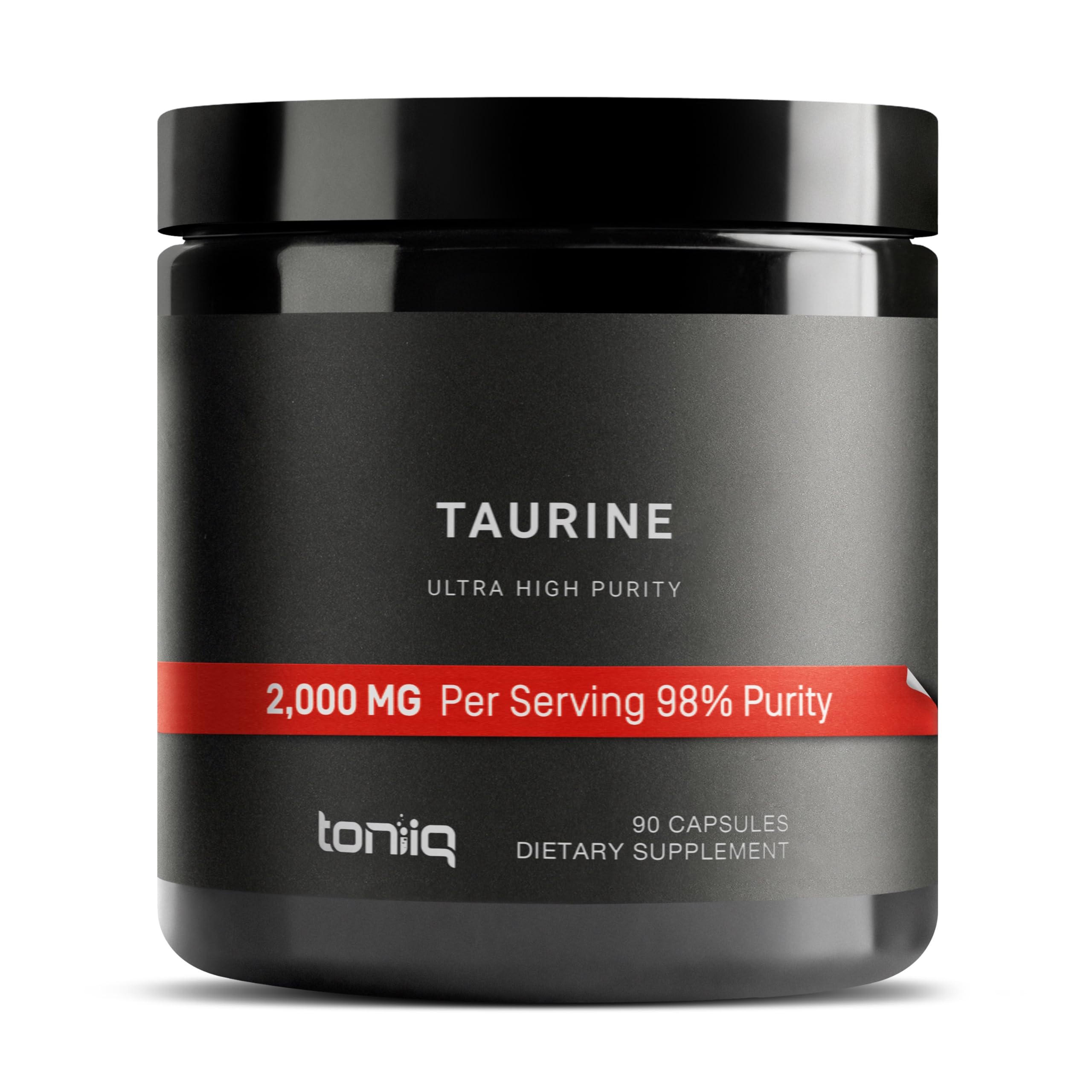 Toniiq 2000mg Taurine Supplement - High Purity Taurine Powder Capsules, 98%+ Pure ToniiqUS supplements
