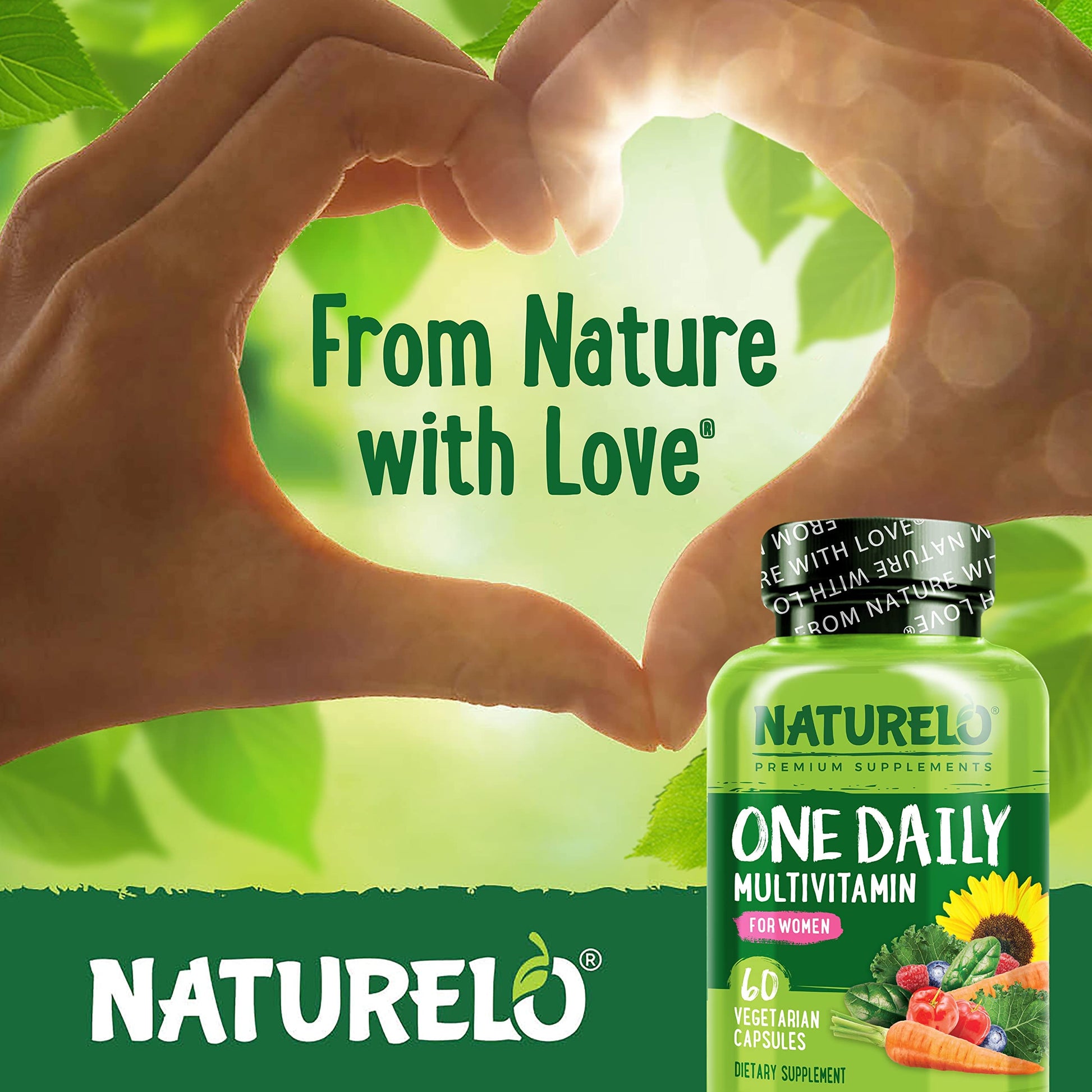 NATURELO One Daily Multivitamin for Women - Energy Support - Whole Food Supplement NATURELOAu supplements