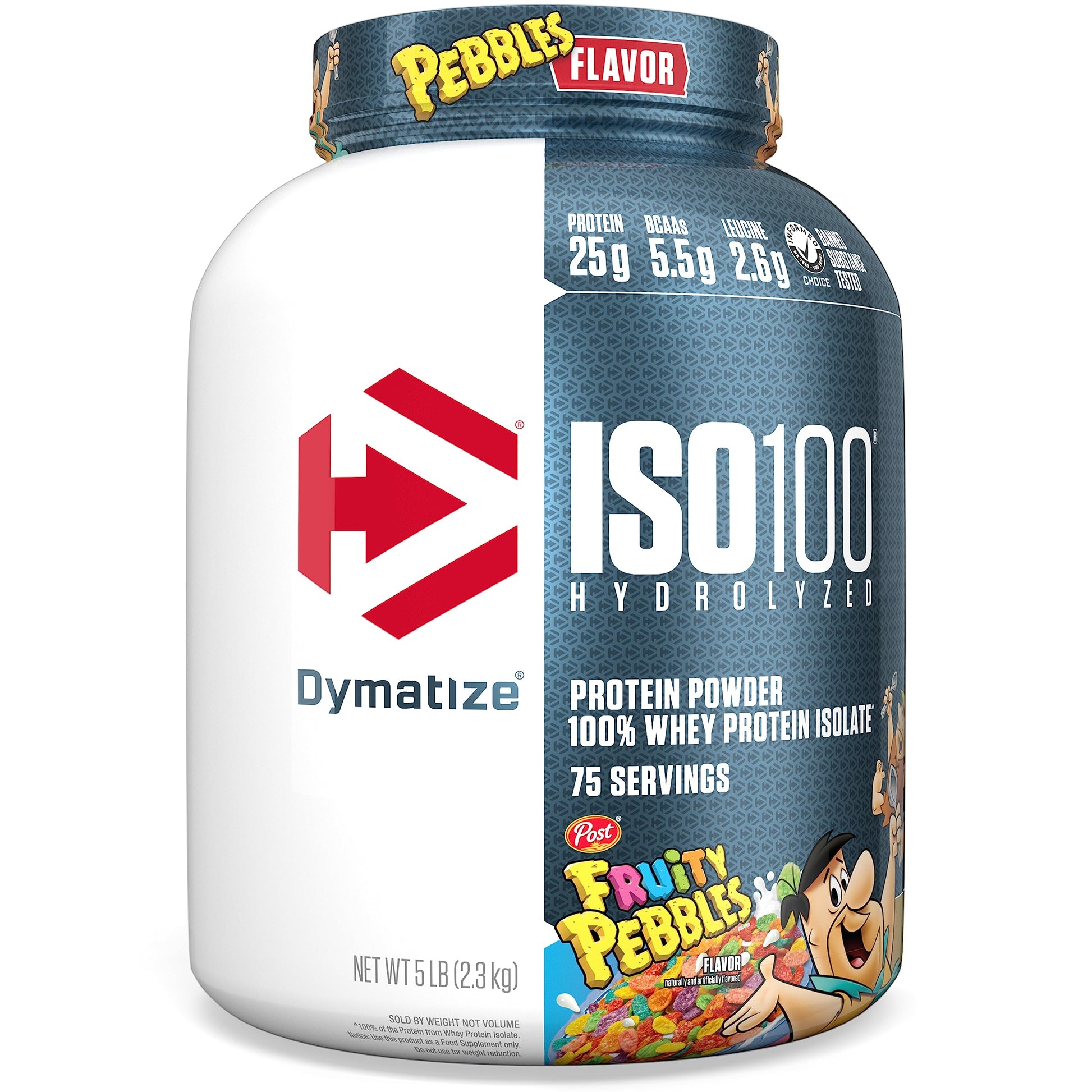 Dymatize ISO100 Hydrolyzed Protein Powder, 100% Whey Isolate, 25g of Protein, 5.5g DymatizeUS supplements