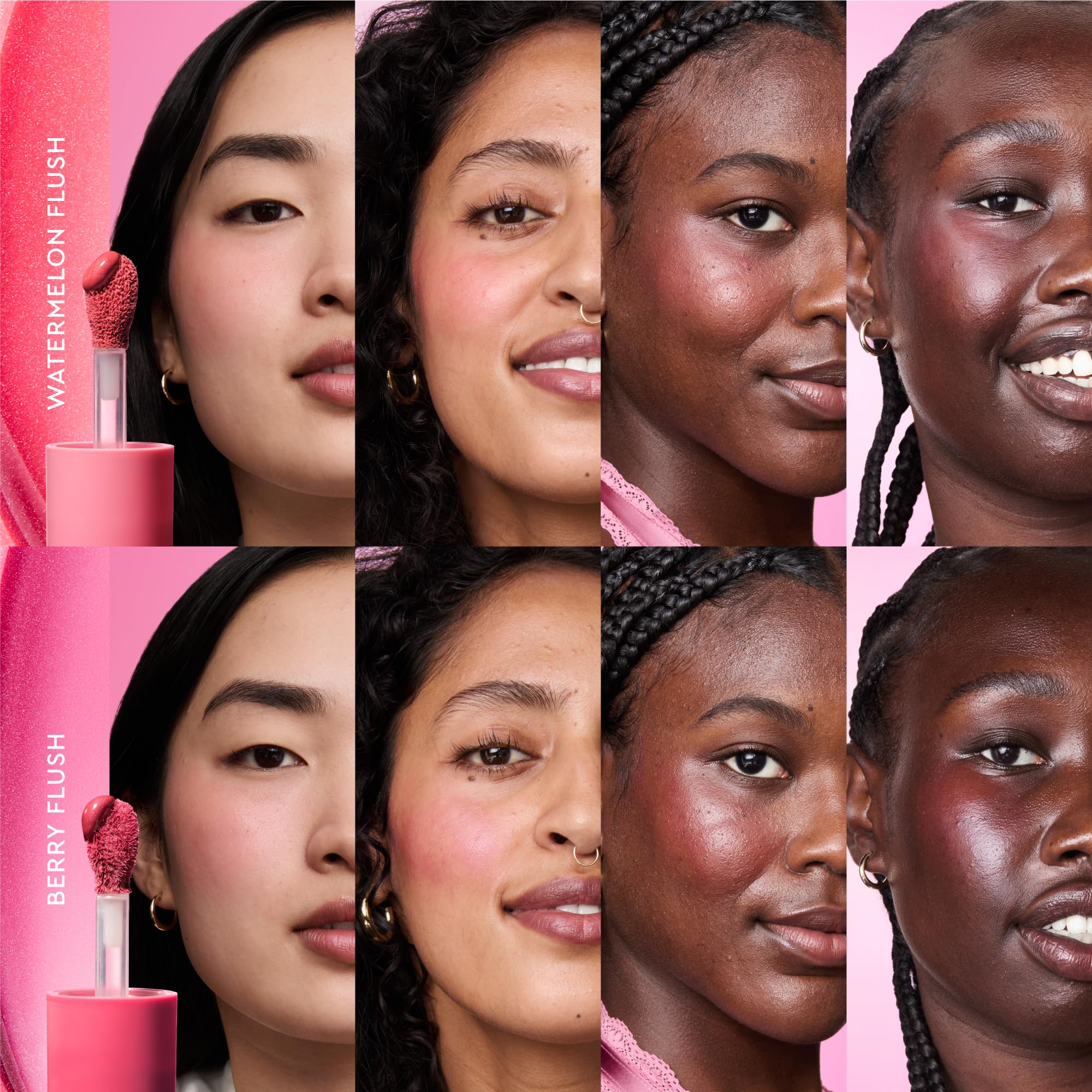 Glow Recipe Niacinamide Dewy Flush Tinted Liquid Blush Serum - Glowy Blush for Cheeks to Smooth, Hydrate & Brighten - Liquid Korean Makeup with Buildable Soft Pink Tint - Watermelon Flush (0.4 oz) Glow RecipeAu supplements
