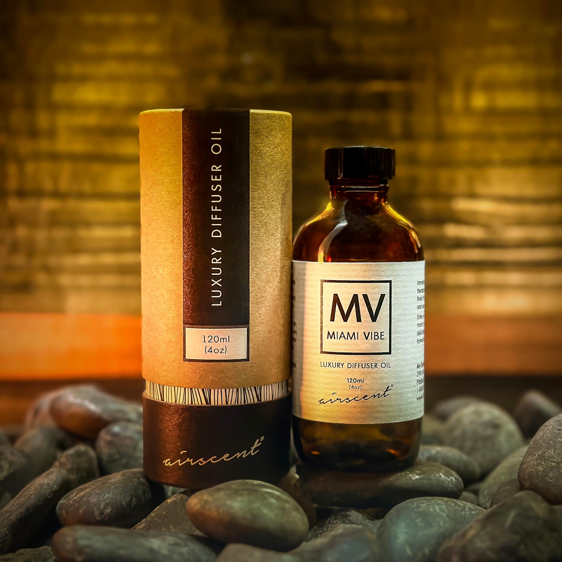 Miami Vibe Diffuser Oil - Air-Scent Fragrance for Aroma Oil Diffusers - 120 Milliliter (4 fl oz) Bottle Air-ScentAu supplements