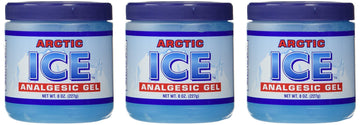 ARCTIC ICE 3 Pack (8 Oz Each) Topical Analgesic Gel for Pain Relief, Adults (Unisex) ARCTIC ICEAu supplements