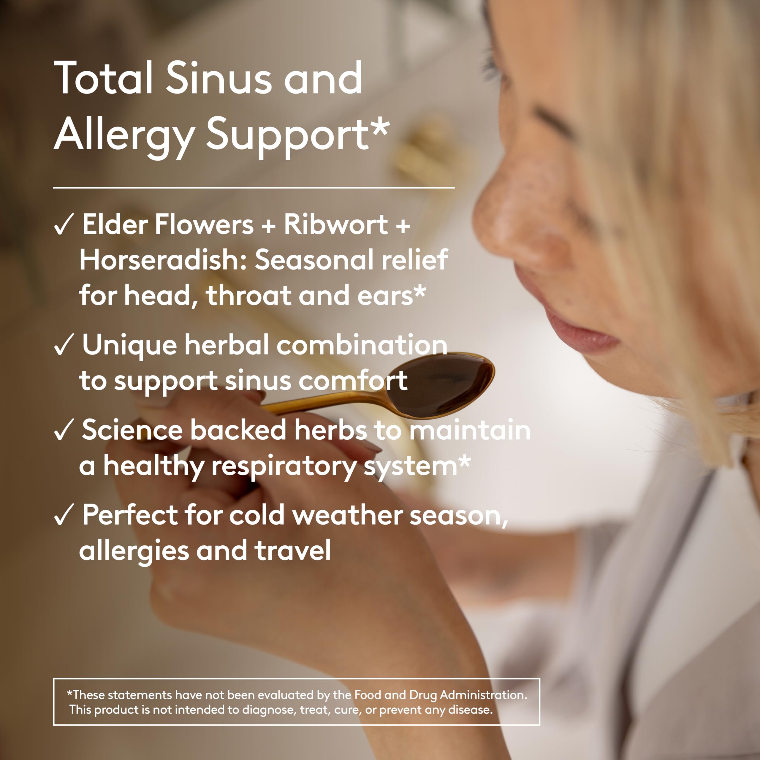 Harker Herbals Sinus Ease Syrup, Herbal Nasal Care for Runny Nose, Sinus Pressure, High Absorption, Herbal Flavor, Plant-Based - 6.7 Fl oz (40 Servings) Harker HerbalsAu supplements
