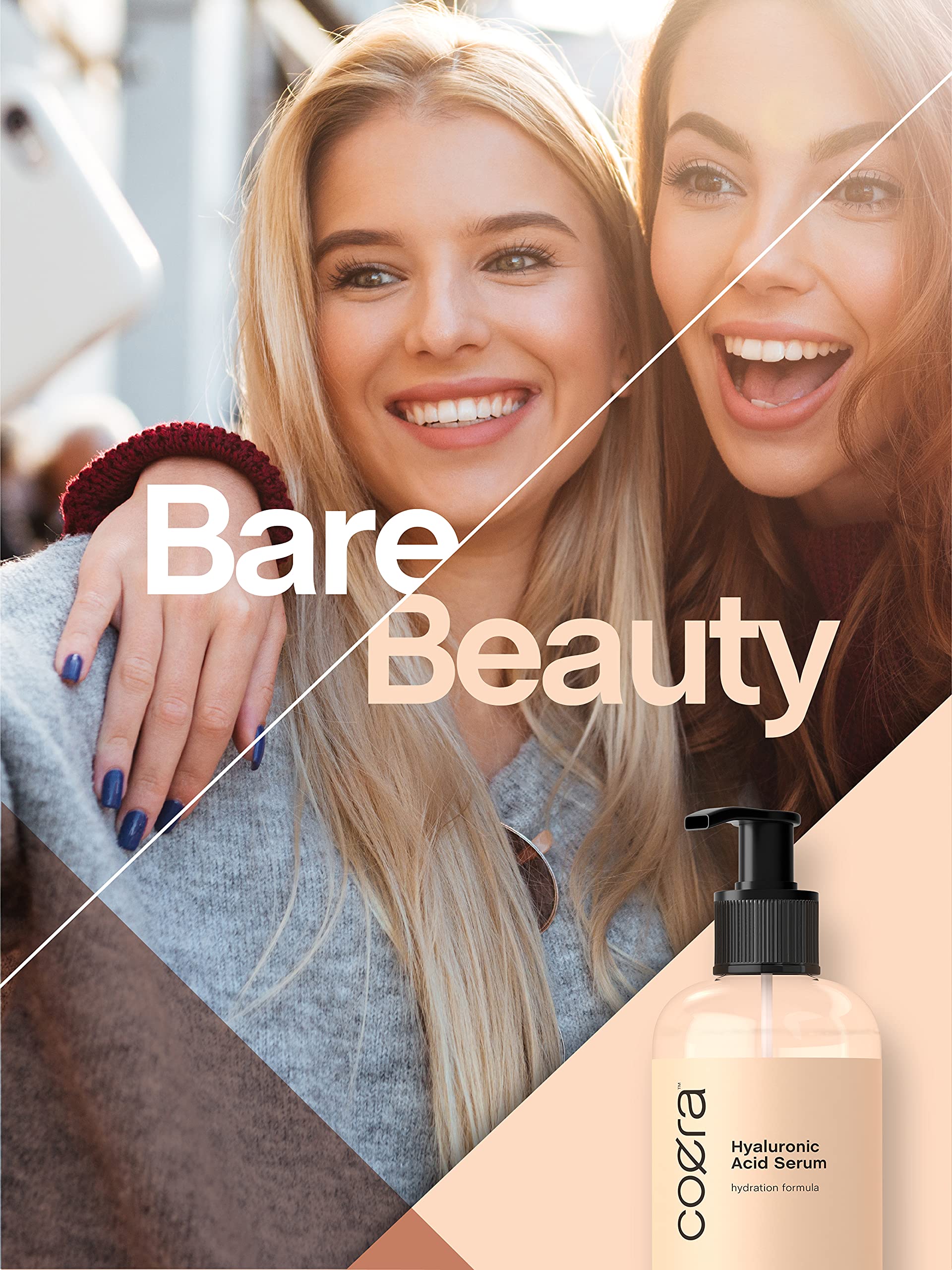 Hyaluronic Acid Serum for Face & Skin | 8 oz | Paraben & SLS Free Moisturizer | Packaging CoeraAu supplements