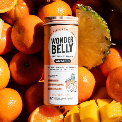 Wonderbelly Antacid, Effective Heartburn and Instant Acid Indigestion Relief, Maximum WonderbellyUS supplements