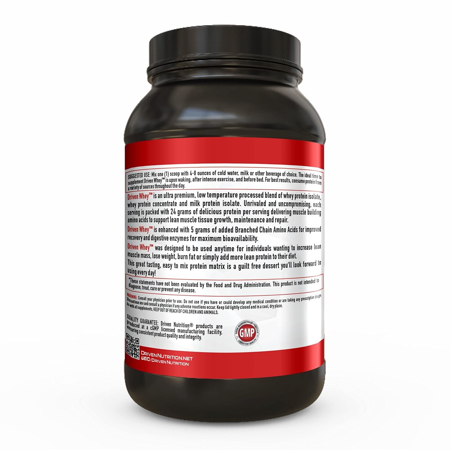 Driven WHEY- Grass Fed Whey Protein Powder: Delicious, Clean Protein Shake Driven NutritionUS supplements