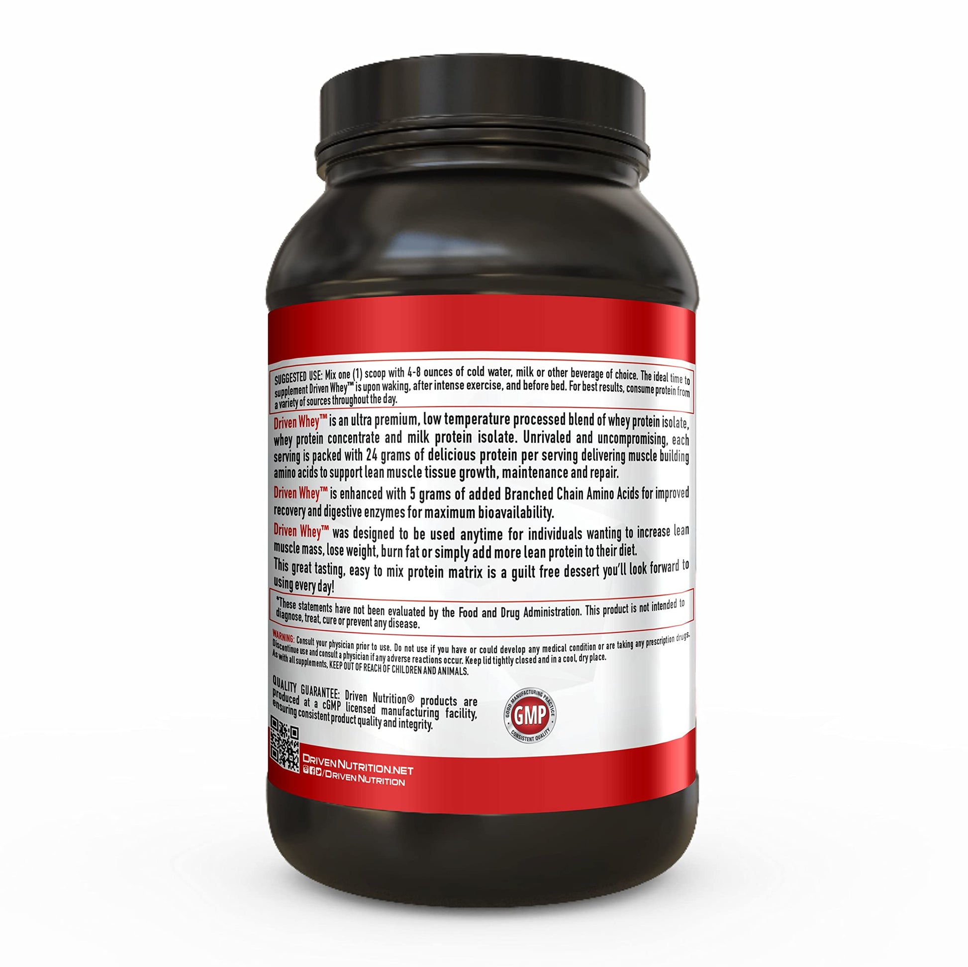 Driven WHEY- Grass Fed Whey Protein Powder: Delicious, Clean Protein Shake Driven NutritionUS supplements
