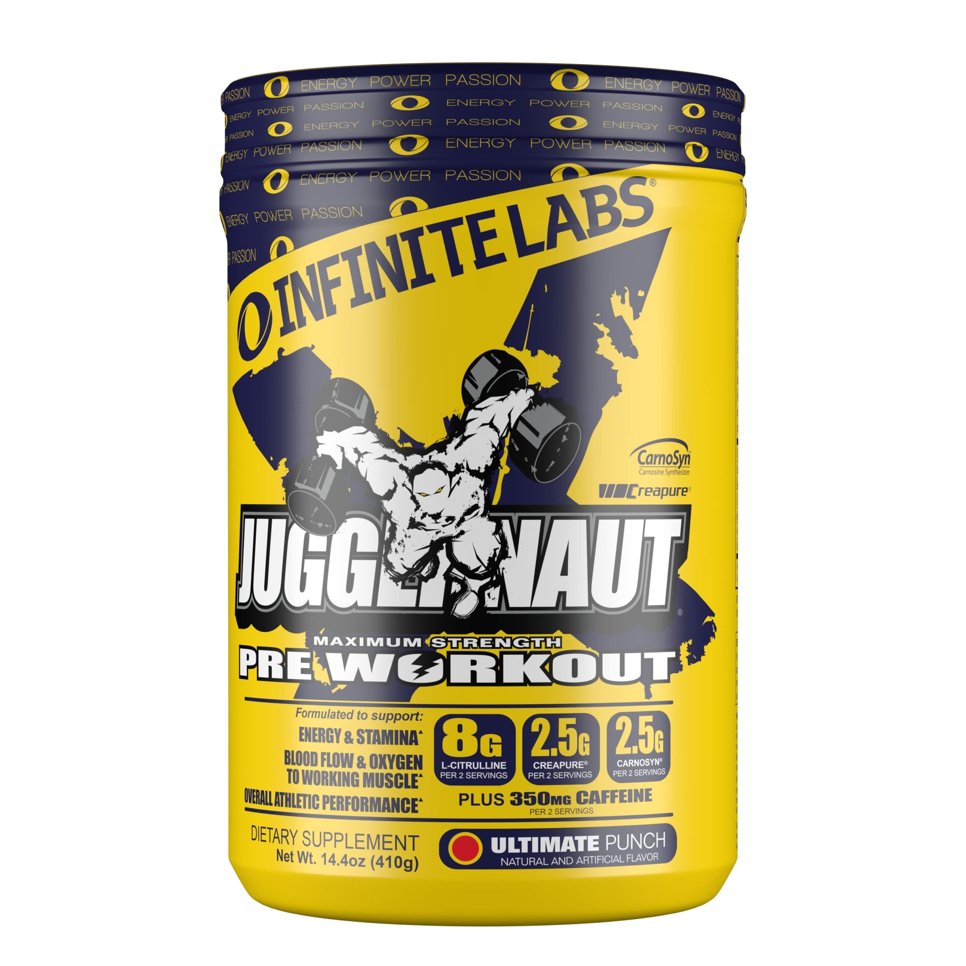 Infinite Labs Juggernaut X Ultimate Punch Pre Workout Supplement with Citrulline, Creatine Infinite LabsAu supplements
