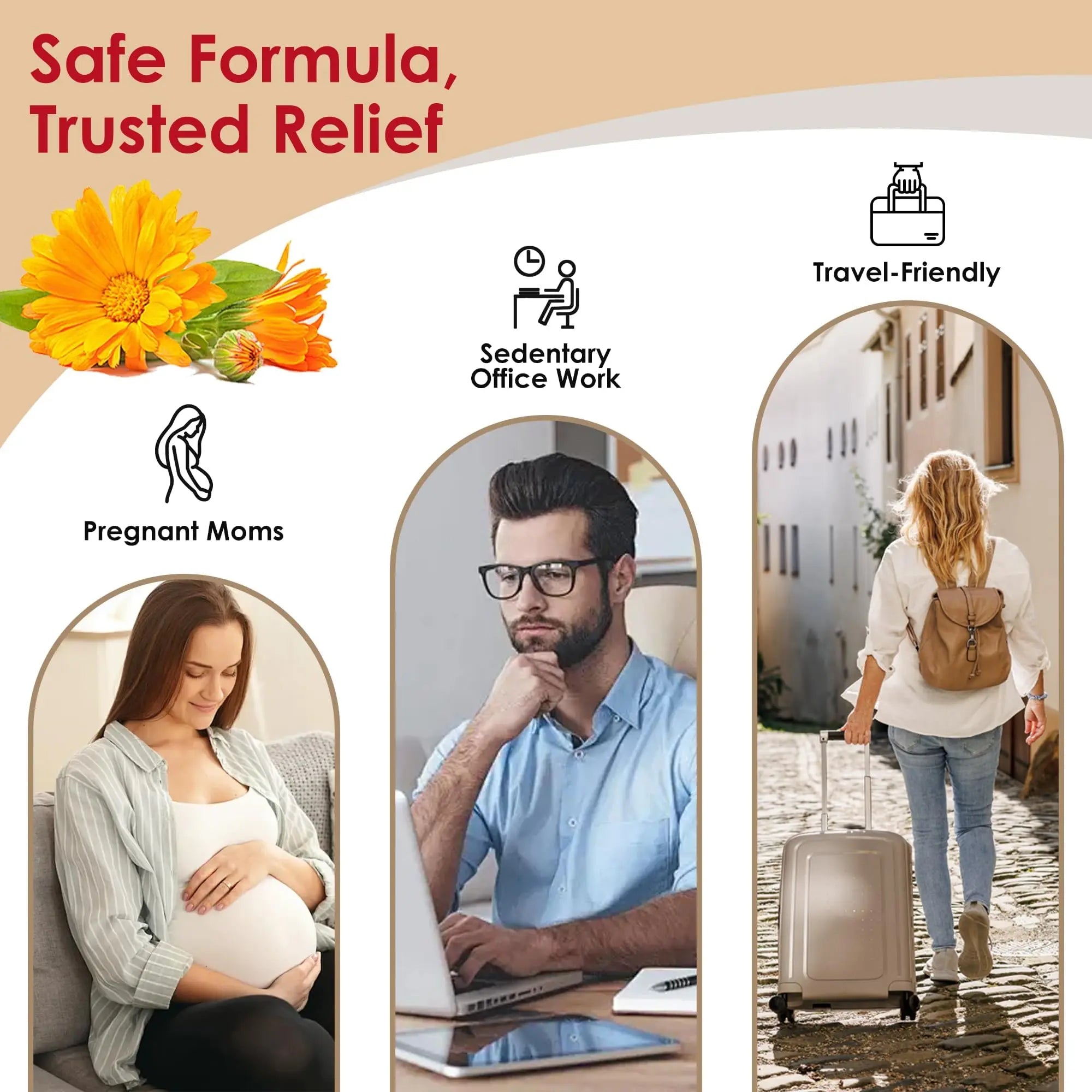 Hemorrhoid Cream, Herbal Hemorrhoid Ointment, Natural Itching & Burning Relief Hemorrhoidal Cream, External Discomfort Support for Men Women 20g GenericAu supplements