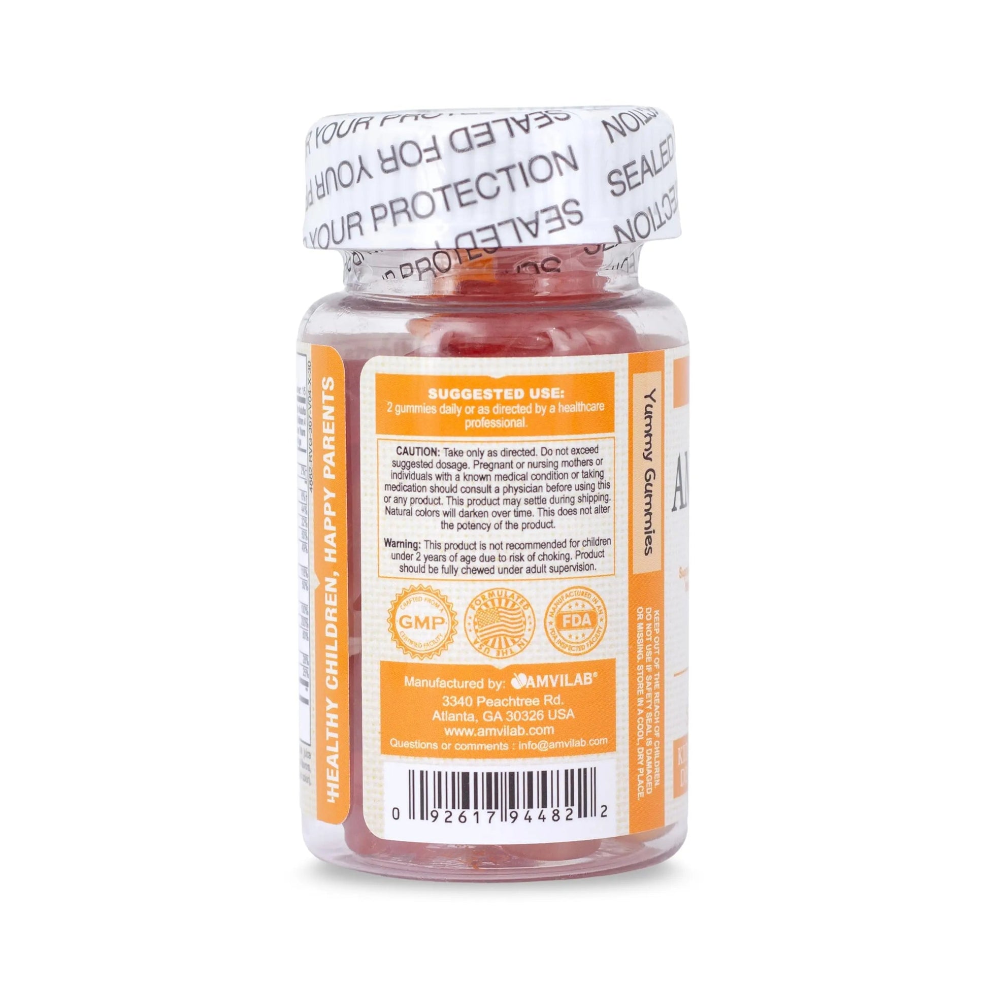 AMVILAB Amevit Kids Gummy Multivitamin – Complete Daily Vitamins for Children – with Essential Nutrients for Growth & Immunity AMVILABAu supplements