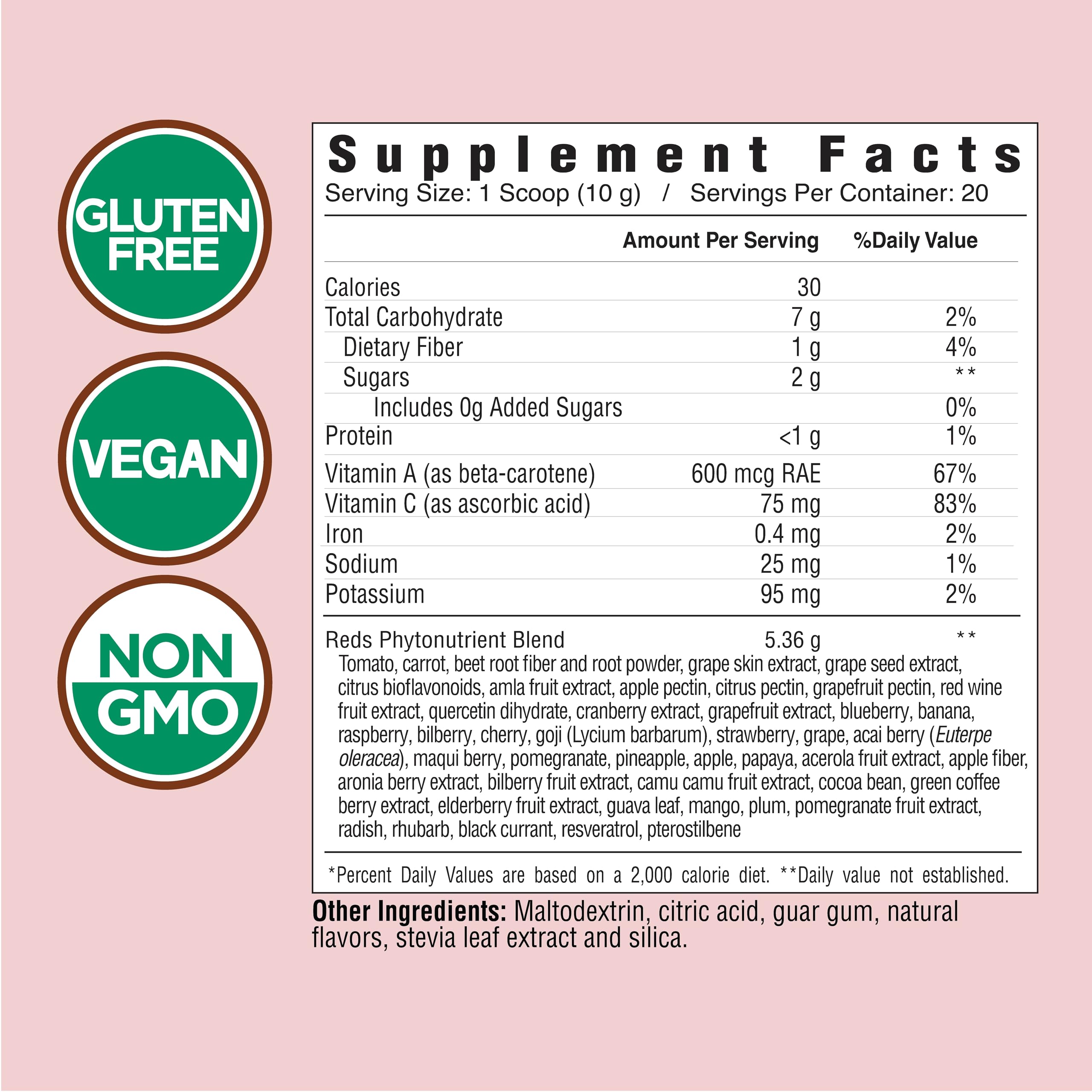 COUNTRY FARMS Super Reds, Energizing Polyphenol Superfood, 48 Super Fruits and Berries, Powerful Antioxidants and Polyphenols, Supports Energy, 20 Servings, Mixed Berry Flavor Country FarmsAu supplements