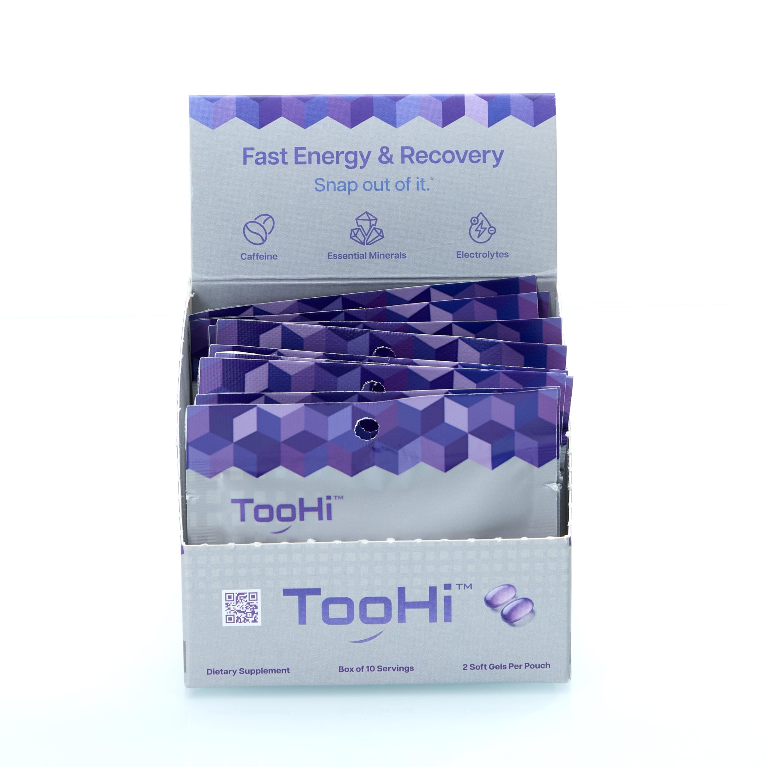 TooHi Reset Softgels - Proprietary Blend with Additional Caffeine (84mg), L-Theanine & Electrolytes | Patent Pending - 10 Doses TooHiAu supplements