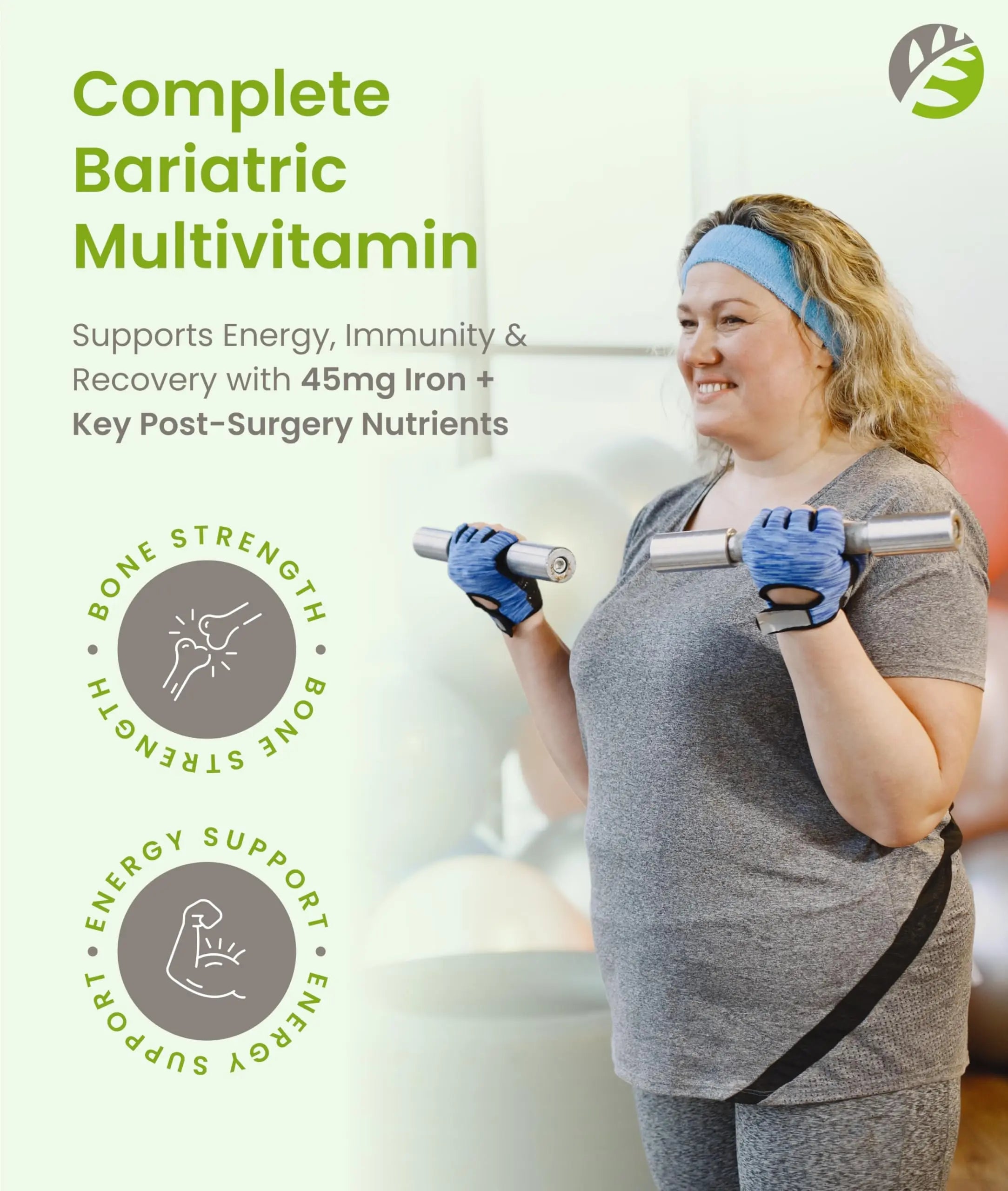 BariSlim Complete Chewable Bariatric Multivitamin Tablets - 45 mg Iron - Bariatric Vitamin & Supplement for Post Bariatric Surgery Including Gastric Bypass BariSlimAu supplements