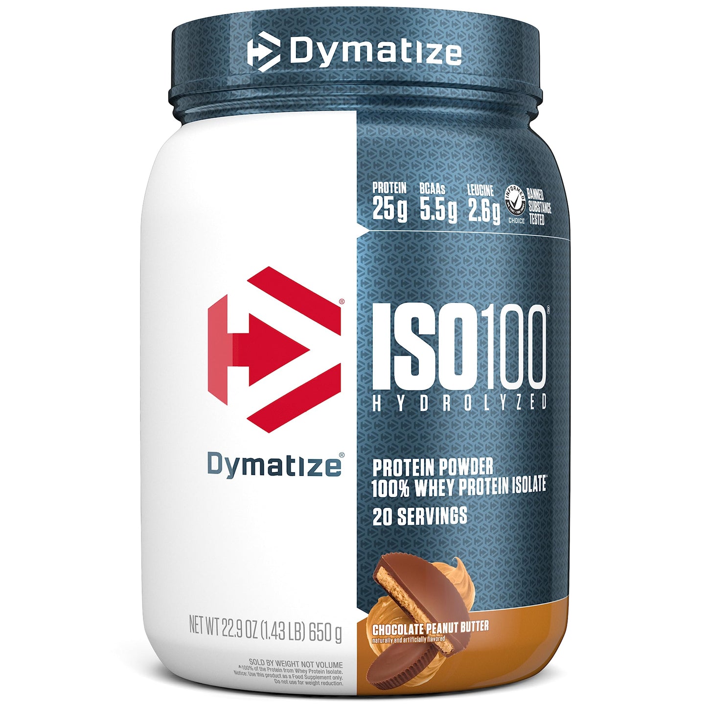 Dymatize ISO100 Whey Protein Powder with 25g of Hydrolyzed 100% Whey Isolate DymatizeUS supplements