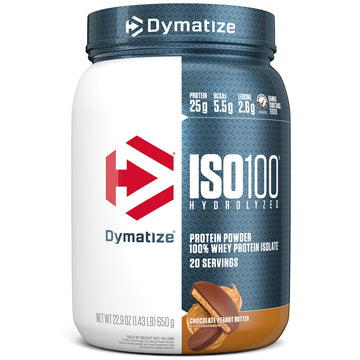 Dymatize ISO100 Whey Protein Powder with 25g of Hydrolyzed 100% Whey Isolate DymatizeUS supplements