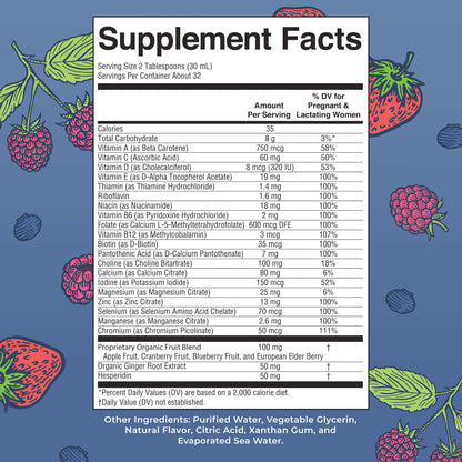 MARYRUTH'S Postnatal & Prenatal Vitamins for Women | Sugar Free | Selenium | Folate | Vegan | Non-GMO | Gluten Free | 32oz MARYRUTH'SUS supplements