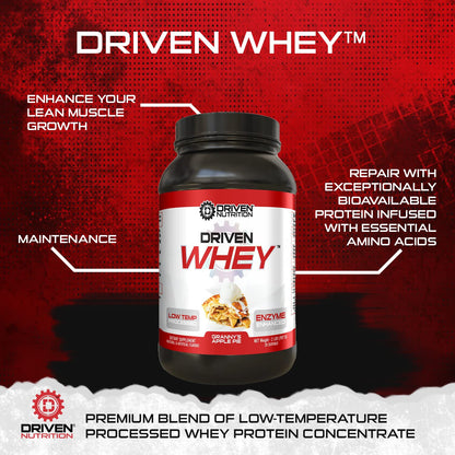 Driven WHEY- Grass Fed Whey Protein Powder: Delicious, Clean Protein Shake Driven NutritionUS supplements