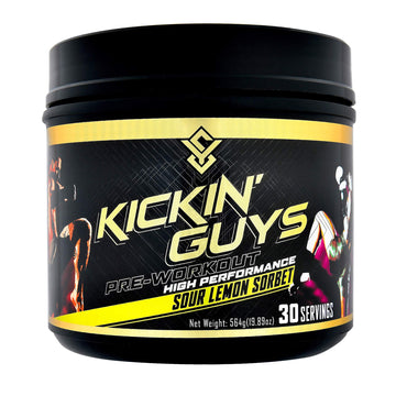 Kickin' Guys Pre Workout Powder Sports Nutrition Supplement - Explode Energy & Performance Yulian Svitolin LLCAu supplements